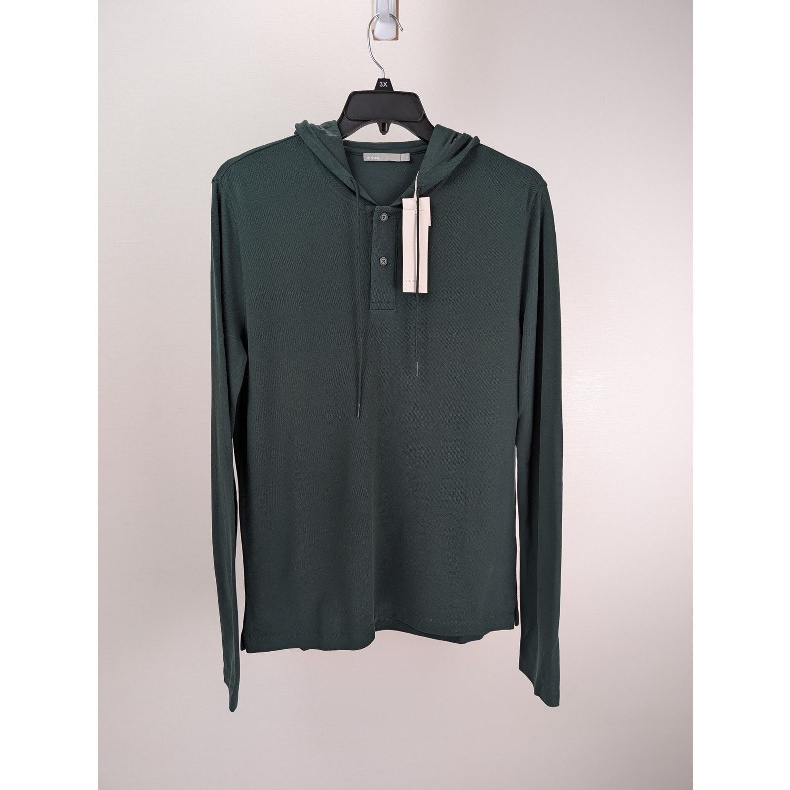 o1rshd1 CC20 Button Hoodie in Green