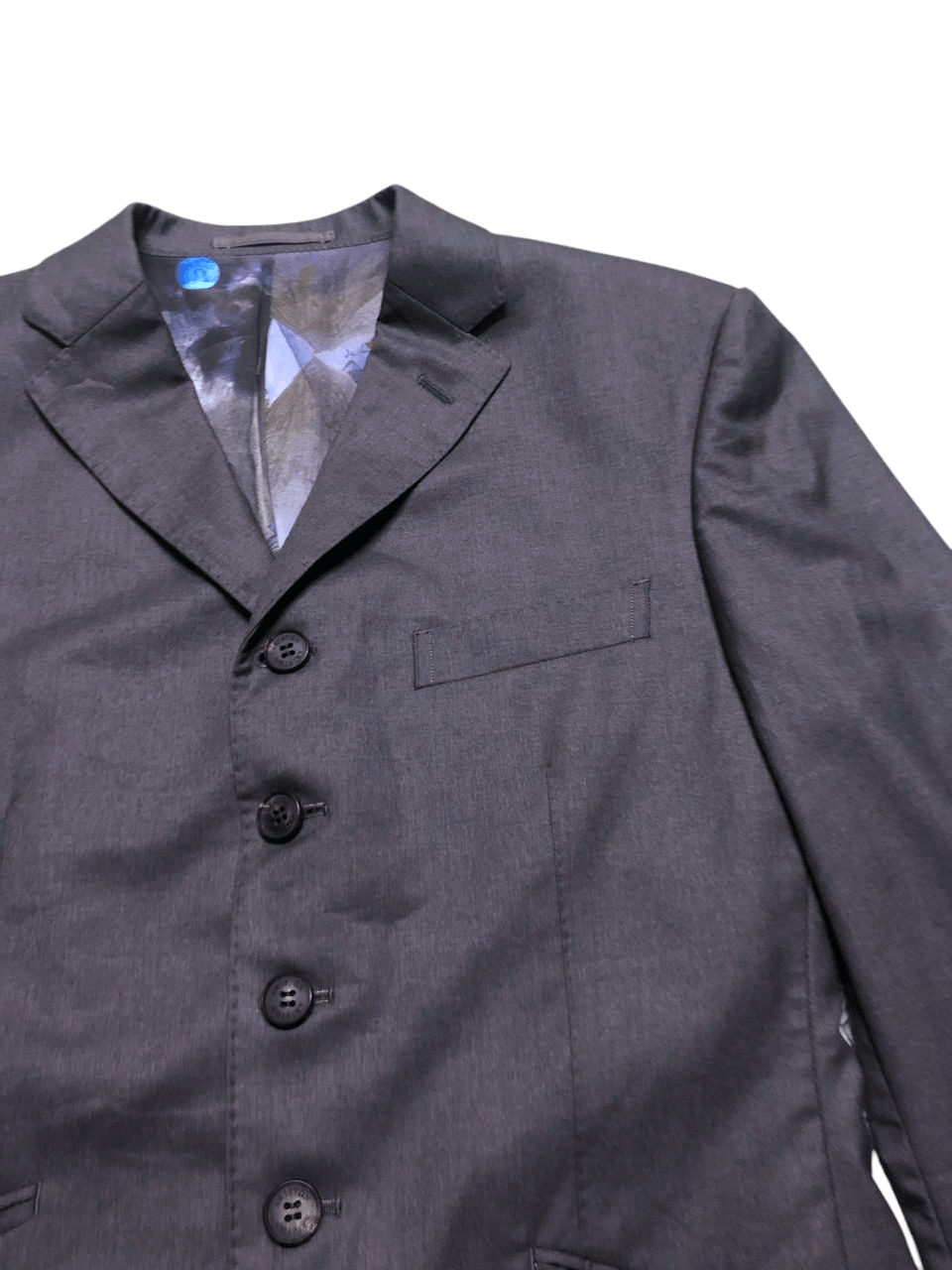 Designer Rare💥ARISTON HARRYTOIT 5 BUTTON BLAZER FULL PRINT LINING Size US S / EU 44-46 / 1 - 10 Thumbnail