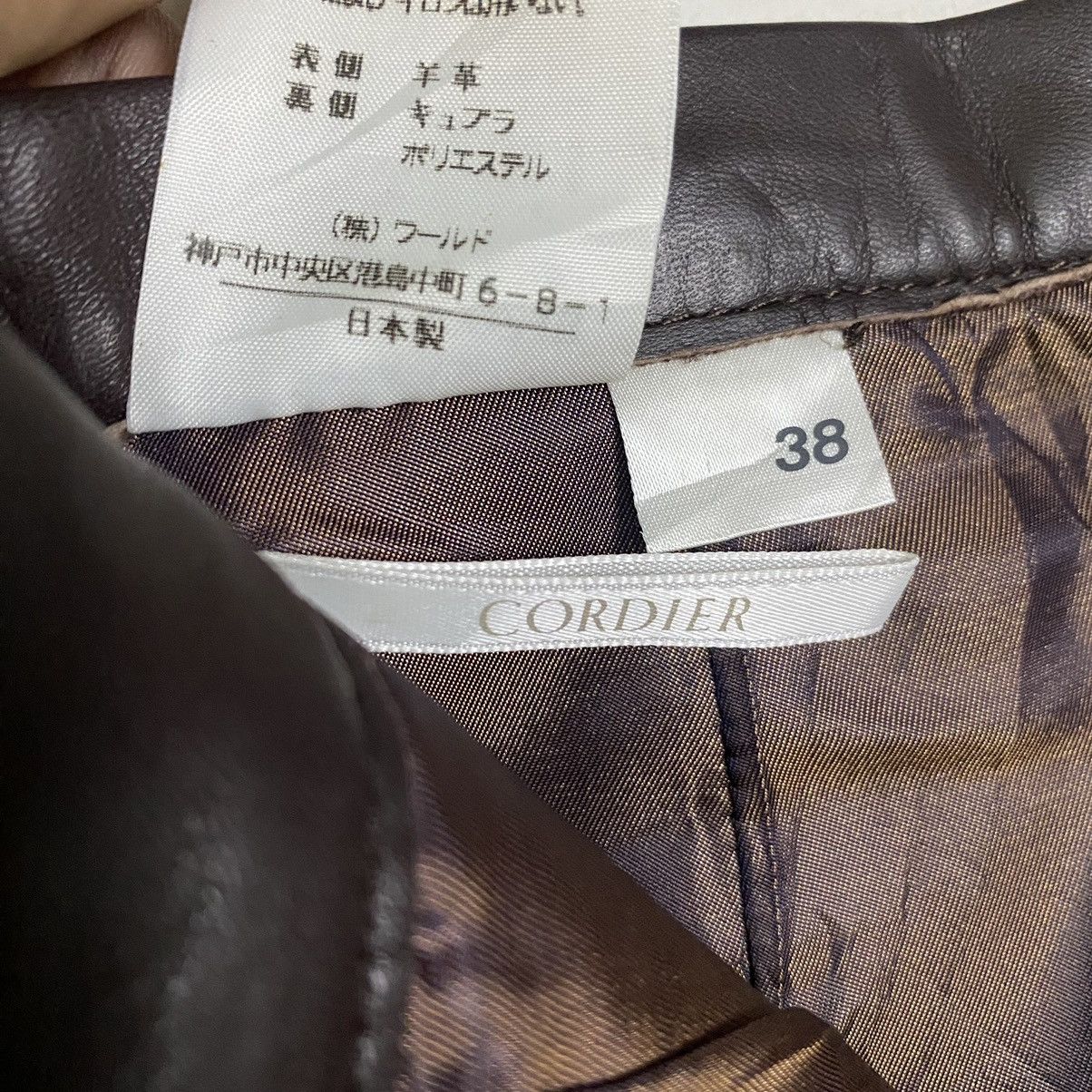 Designer × Japanese Brand Cordier sheep leather midi skirt japan Size 26" / US 2 / IT 38 - 8 Thumbnail