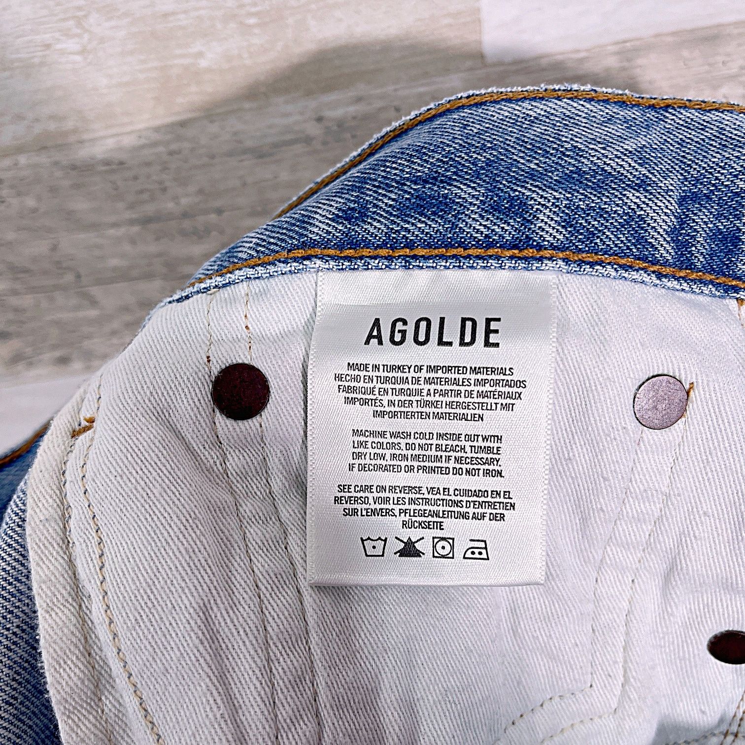Agolde Agolde Parker Vintage Cut Off Denim Shorts Blue Womens 27 Size 27" / US 4 / IT 40 - 6 Thumbnail