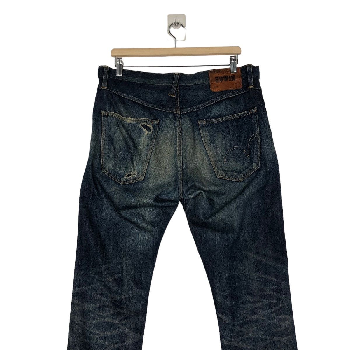 Edwin 🔥Vintage Edwin Denim Jeans Japan Issey Miyake Size US 34 / EU 50 - 10 Thumbnail