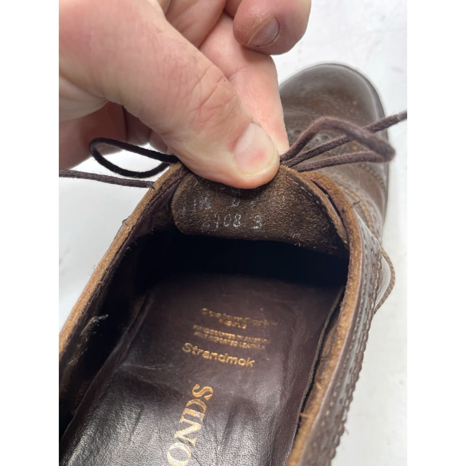 Allen Edmonds Strandmok Brown Leather Cap Toe Oxford Dress Shoes 11.5 D Mens Shoes Brown Leather Oxford Cap Toe Dress Shoes 11.5 D Mens