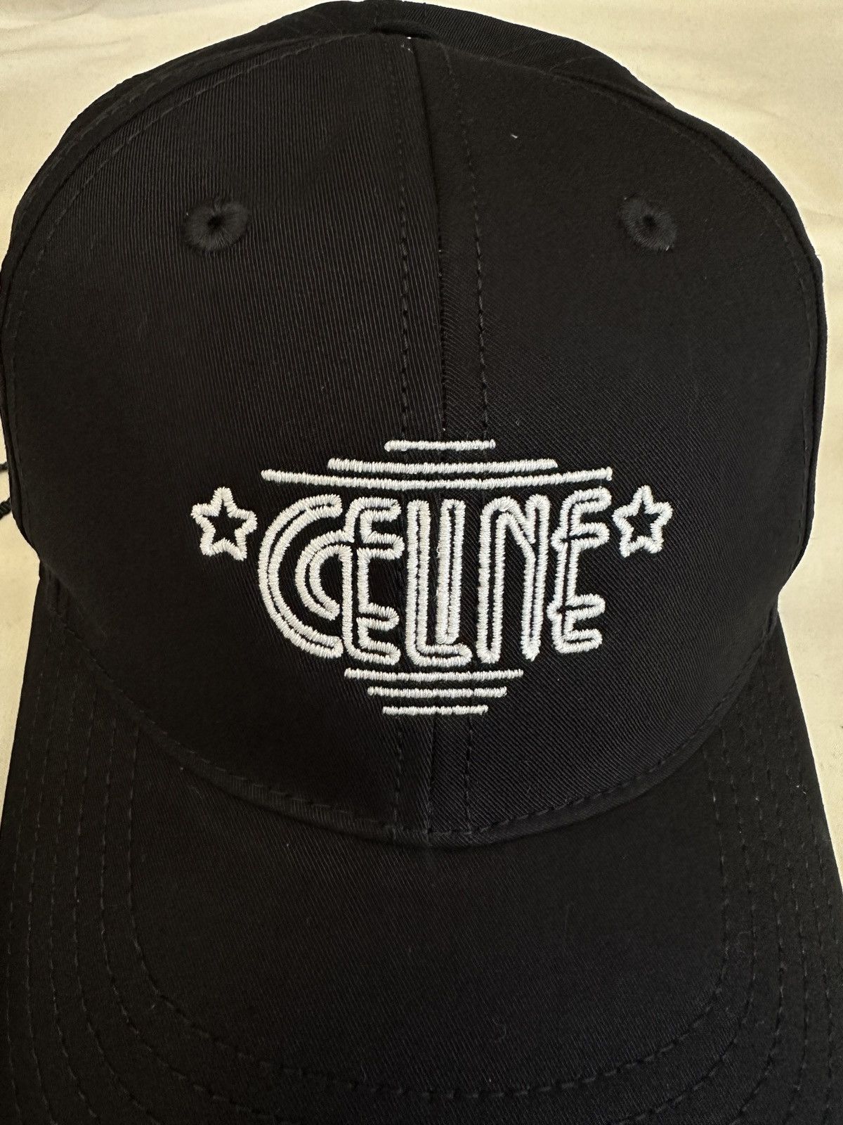 image of Celine Wiltern Baseball Cap Black Limited Edition $590, Men's