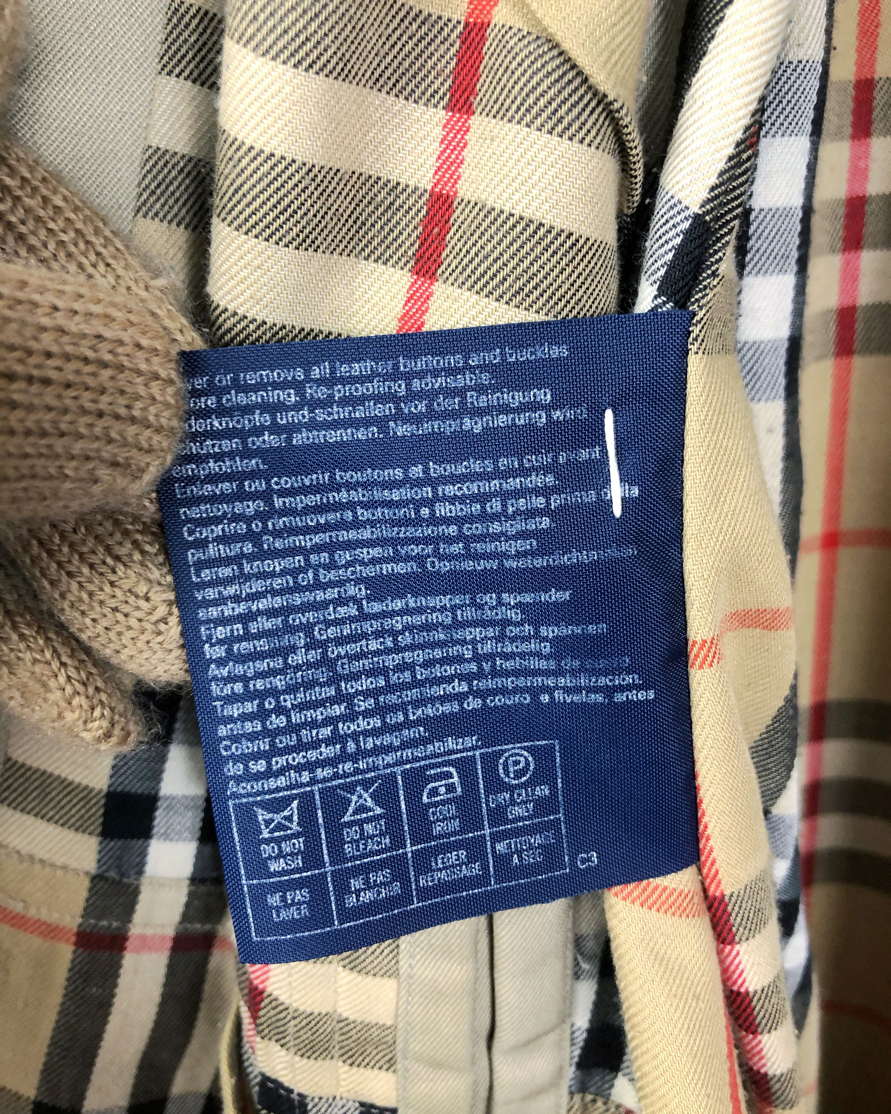 Burberry Prorsum Vtg Burberrys Nova Check Trenchcoat Jacket Made in England Size US M / EU 48-50 / 2 - 12 Thumbnail