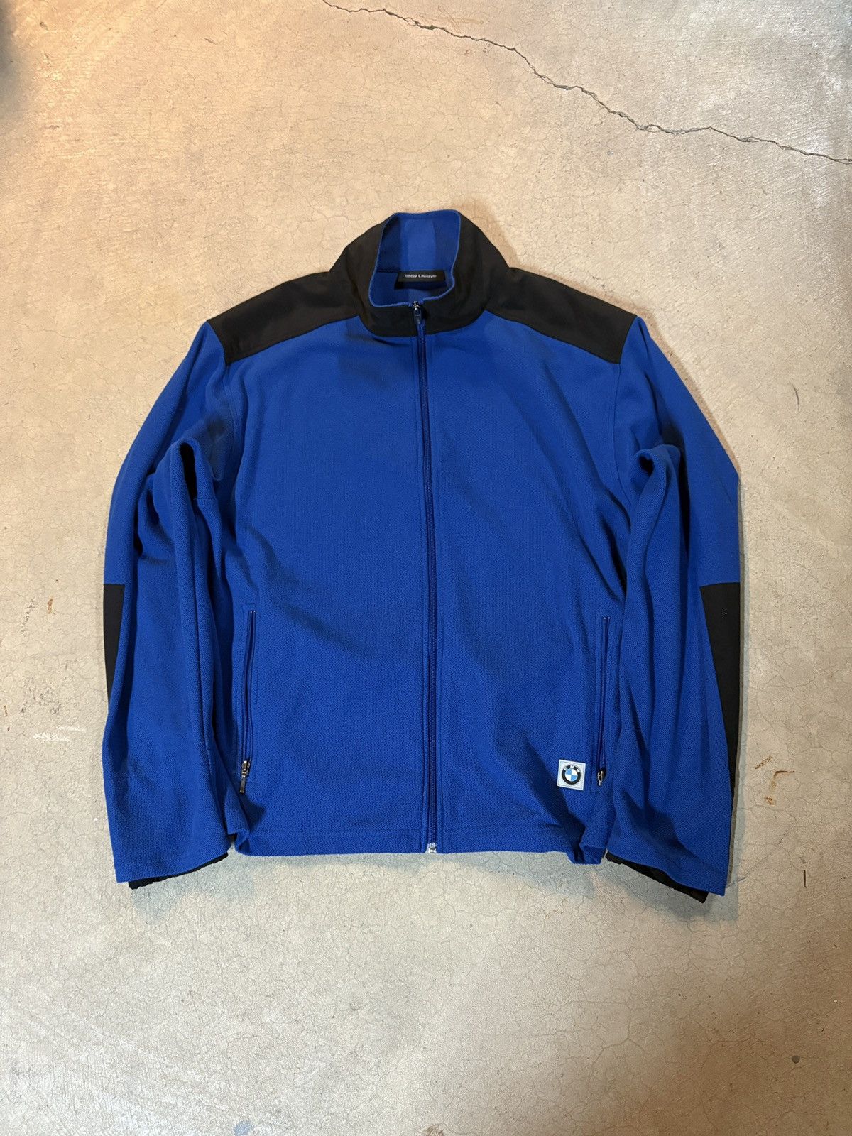 BMW BMW Lifestyle Fleece Full Zip Sweater Blue Size Large Size US L / EU 52-54 / 3 - 1 Thumbnail