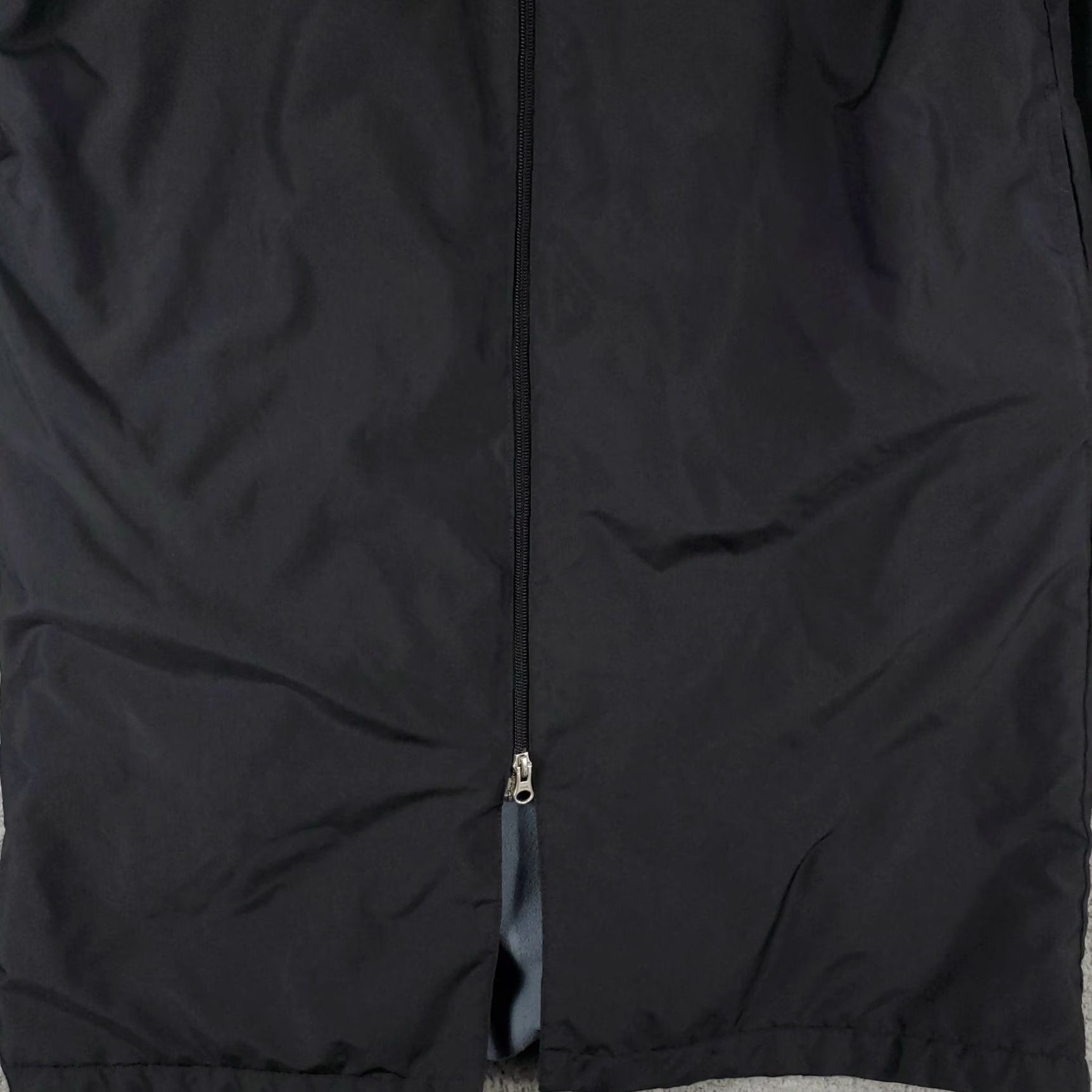 Nike Nike Jacket Mens M Black Fleece Lined Trench Coat Full Zip Hooded Pockets Logo Zipper Winter All Seasons Long Regular Size US M / EU 48-50 / 2 - 6 Thumbnail