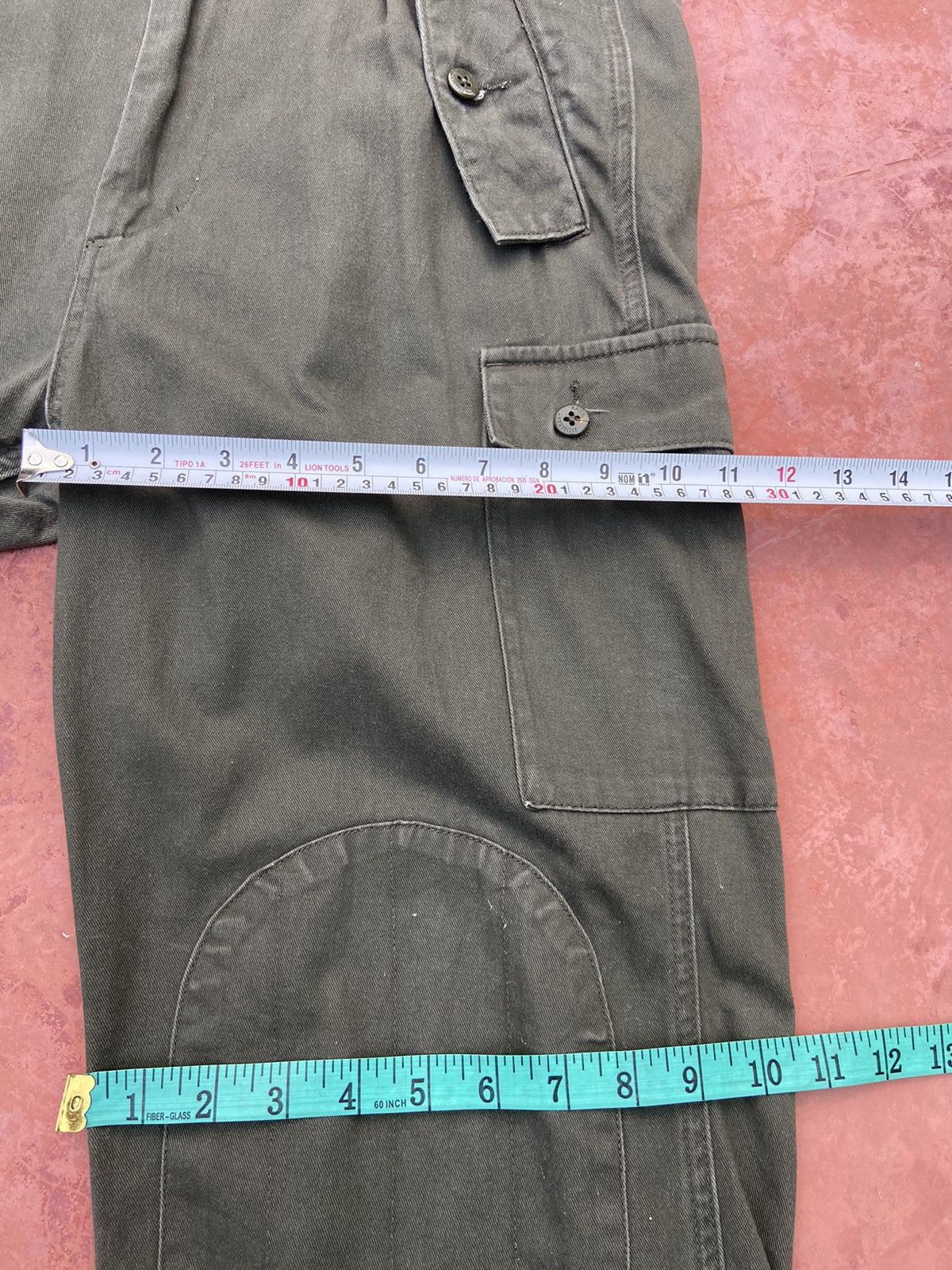 Japanese Brand Back Number military cargo pants parachute Size US 34 / EU 50 - 12 Thumbnail