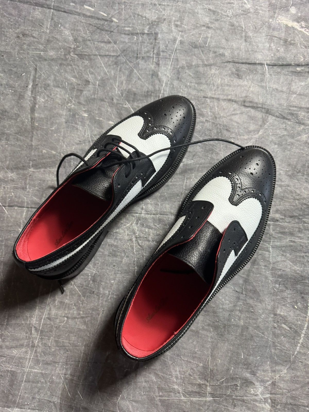 Aime Leon Dore Derby Shoes in Red
