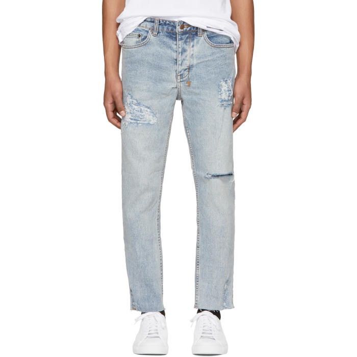 Ksubi Ksubi Blue Chitch Chop Slice N Dice Jeans ripped distressed Size US 28 / EU 44 - 12 Thumbnail