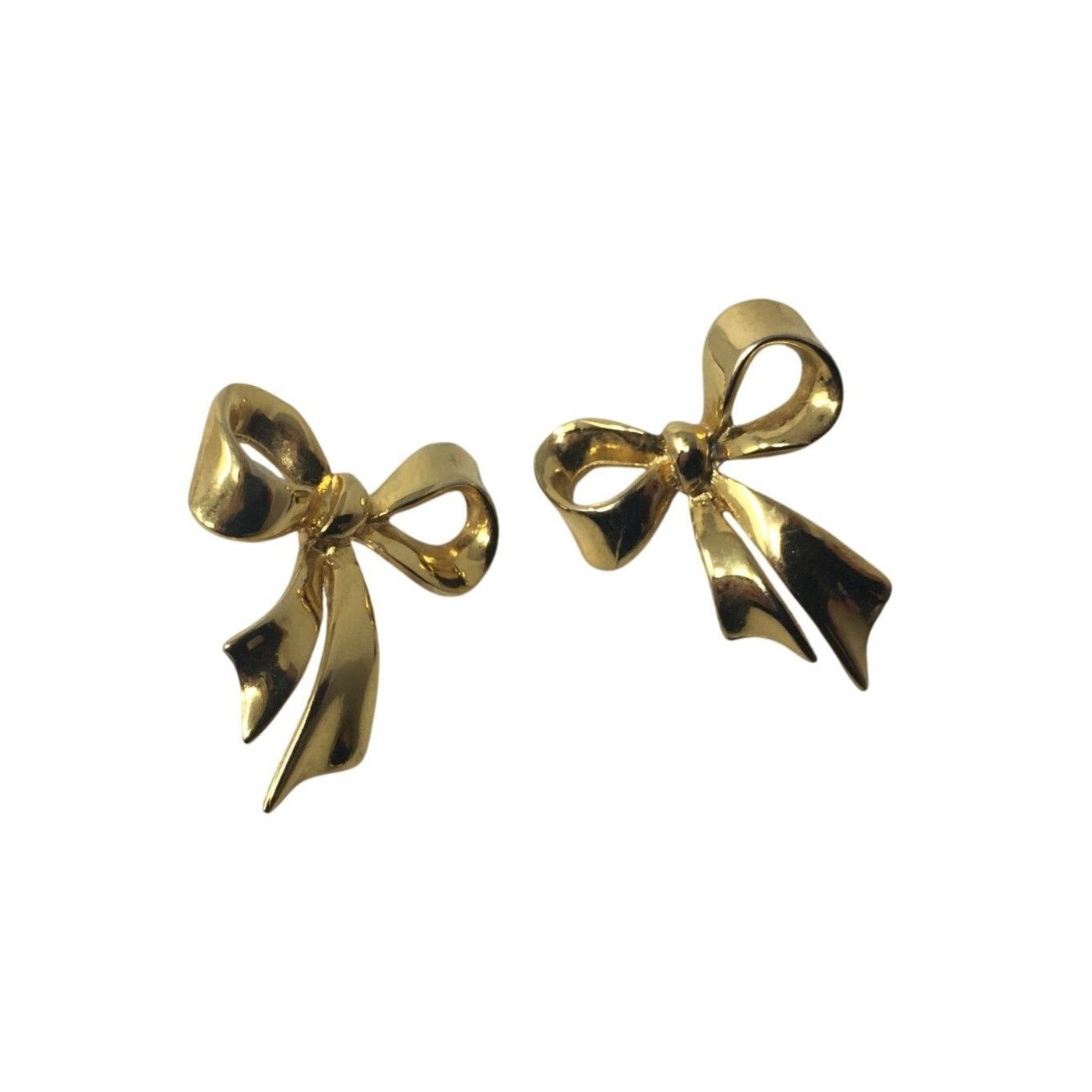 Other Two Pairs of Womens Gold Tone Bow Earrings Size ONE SIZE - 2 Thumbnail