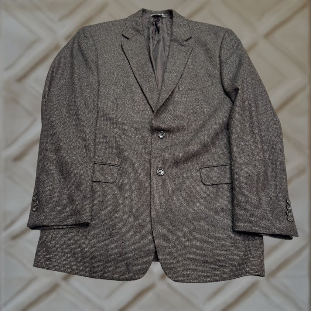Joseph Joseph & Feiss Blazer Jacket Mens 42 long Brown Lambswool Classic Workwear Size 42R - 1 Thumbnail