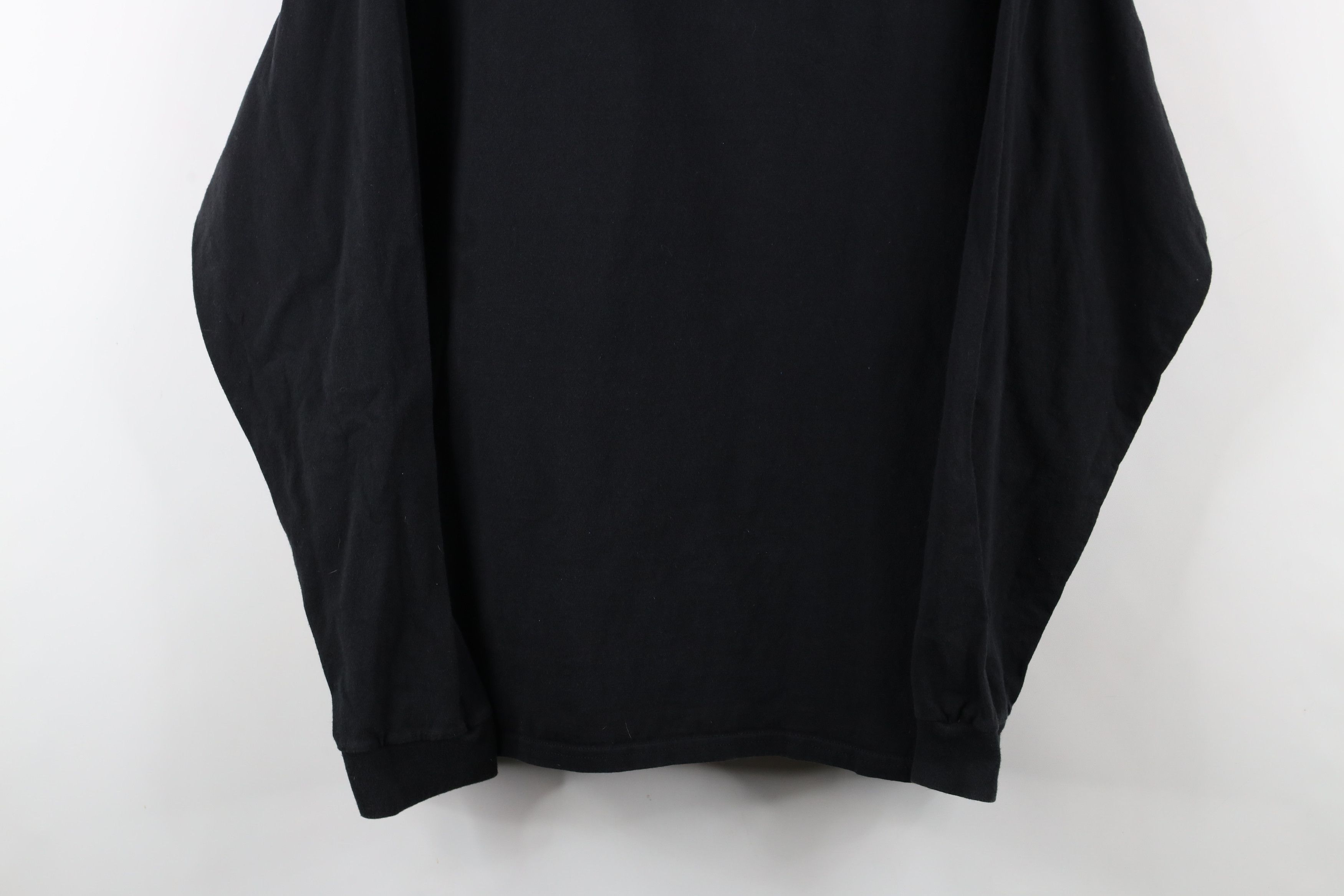 Vintage Vintage 90s Streetwear Long Sleeve T-Shirt Black Cotton Size US XL / EU 56 / 4 - 3 Thumbnail