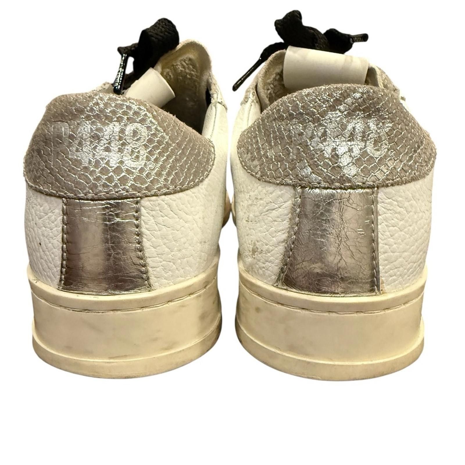 P448 P448 White Leather and Suede John Sneakers Sz 6.5 Size US 6.5 / IT 36.5 - 4 Thumbnail
