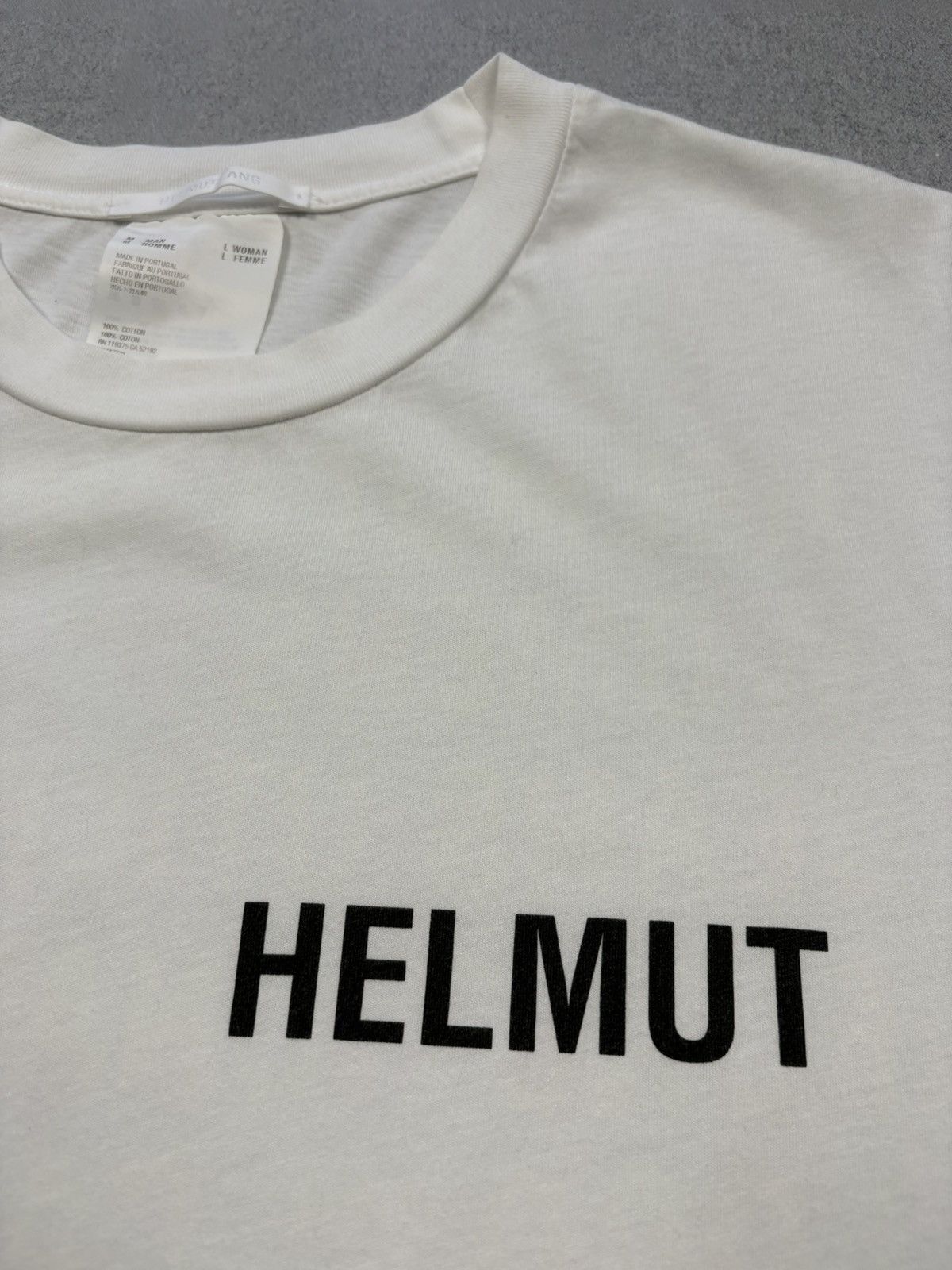 Helmut Lang Helmut Lang Archive Utility Back Logo Print T Shirt Rare Size US M / EU 48-50 / 2 - 8 Thumbnail