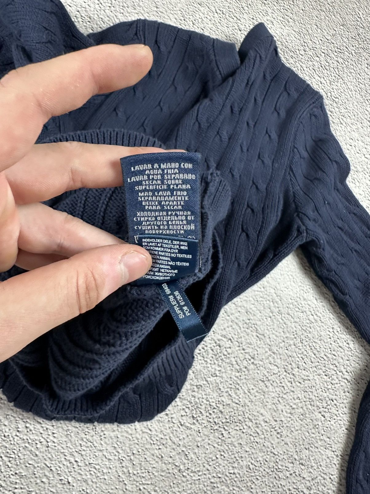 Polo Ralph Lauren Polo Ralph Lauren Woman’s Cable Knit Striped Cardigan 00s Size M / US 6-8 / IT 42-44 - 10 Thumbnail