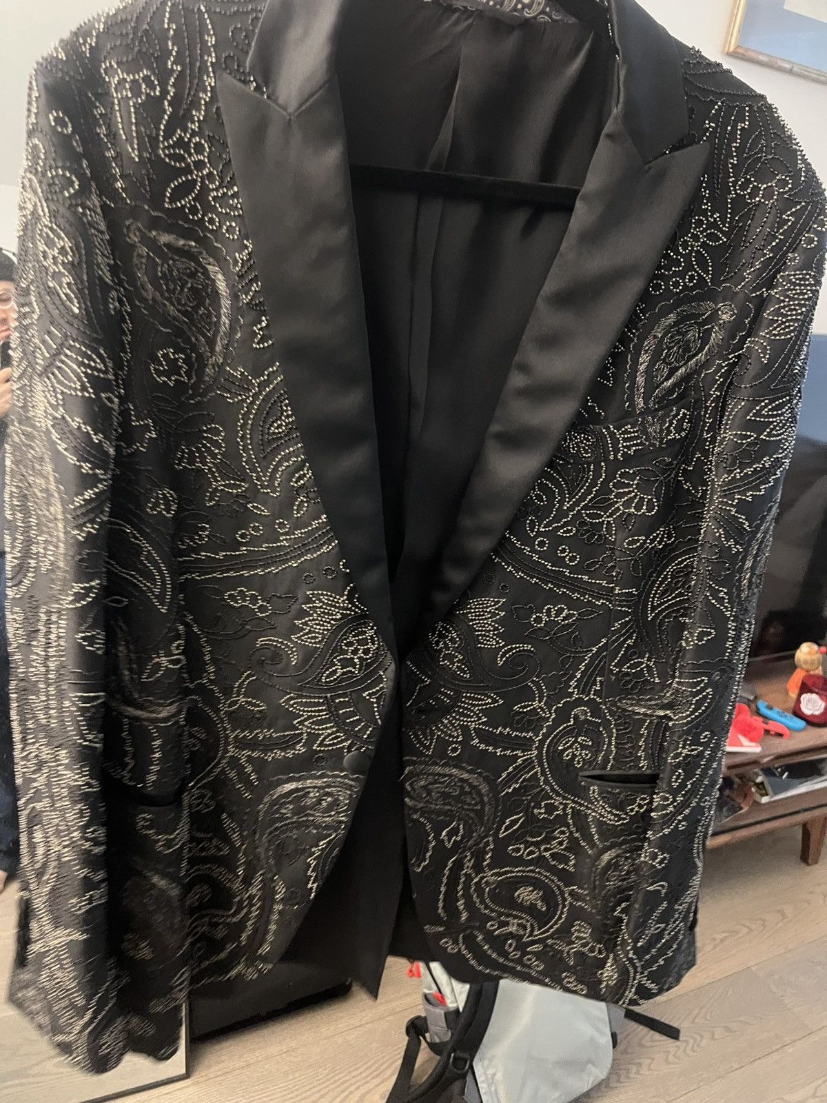 Etro Embroidered Satin Etro Blazer $9k retail Size XL / US 12-14 / IT 48-50 - 13 Thumbnail