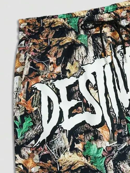 Jean Isshiki x Maiko Camo Punk Y2K Drip shorts Size US 32 / EU 48 - 6 Thumbnail