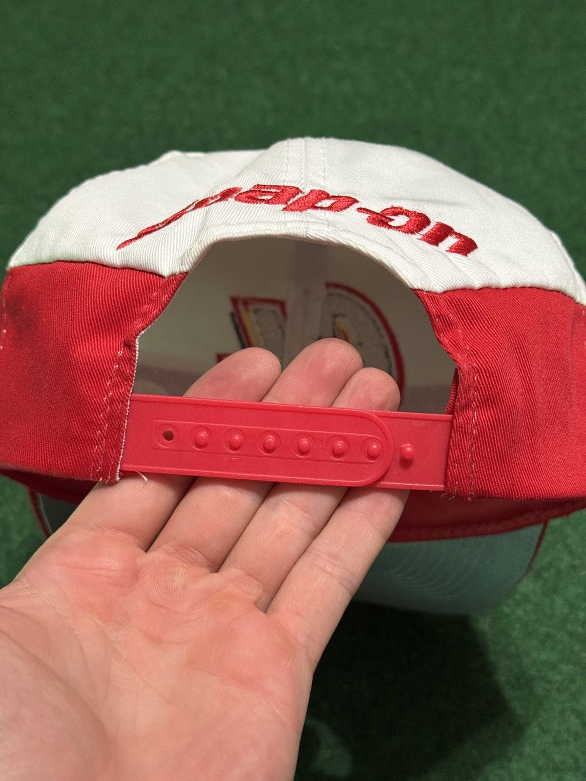 NASCAR Bill Elliott #94 Vintage Racing Red White Snapback Cap Hat Size ONE SIZE - 6 Thumbnail