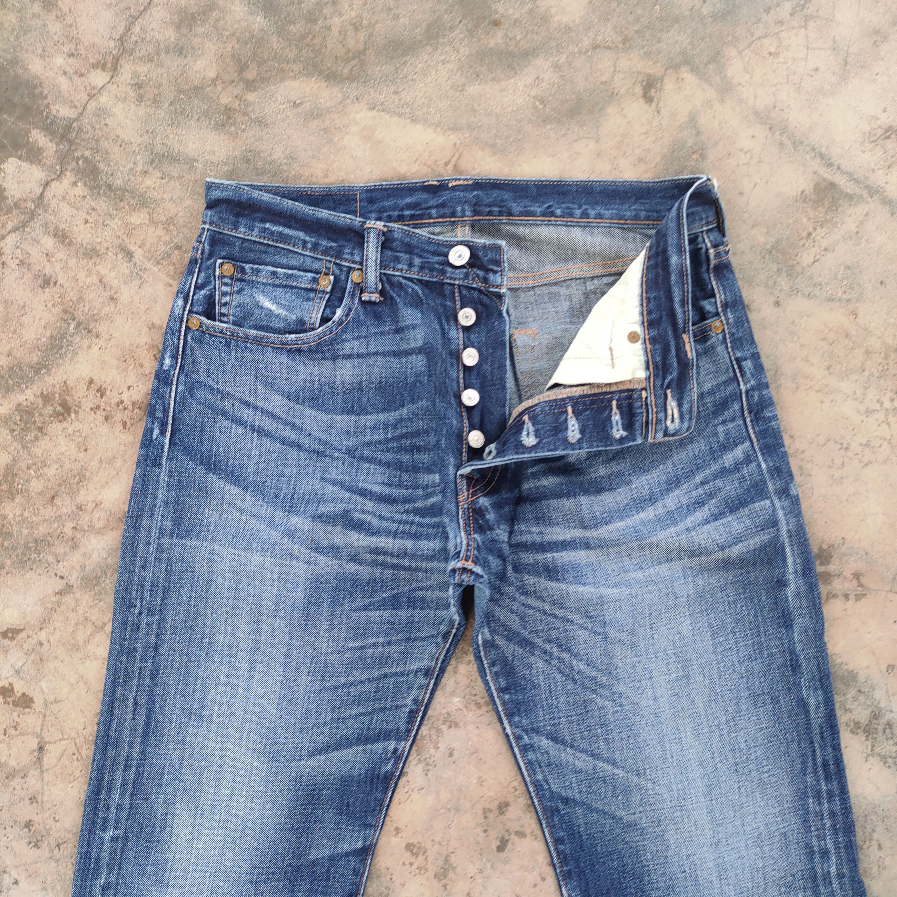 Levi's W32 LEVI'S 501 FADED JEANS DENIM PANTS Size US 32 / EU 48 - 4 Thumbnail