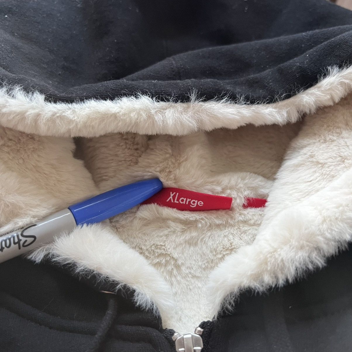 Supreme Supreme Faux Fur Lined Hooded Sweatshirt Black XL Size US XL / EU 56 / 4 - 4 Thumbnail