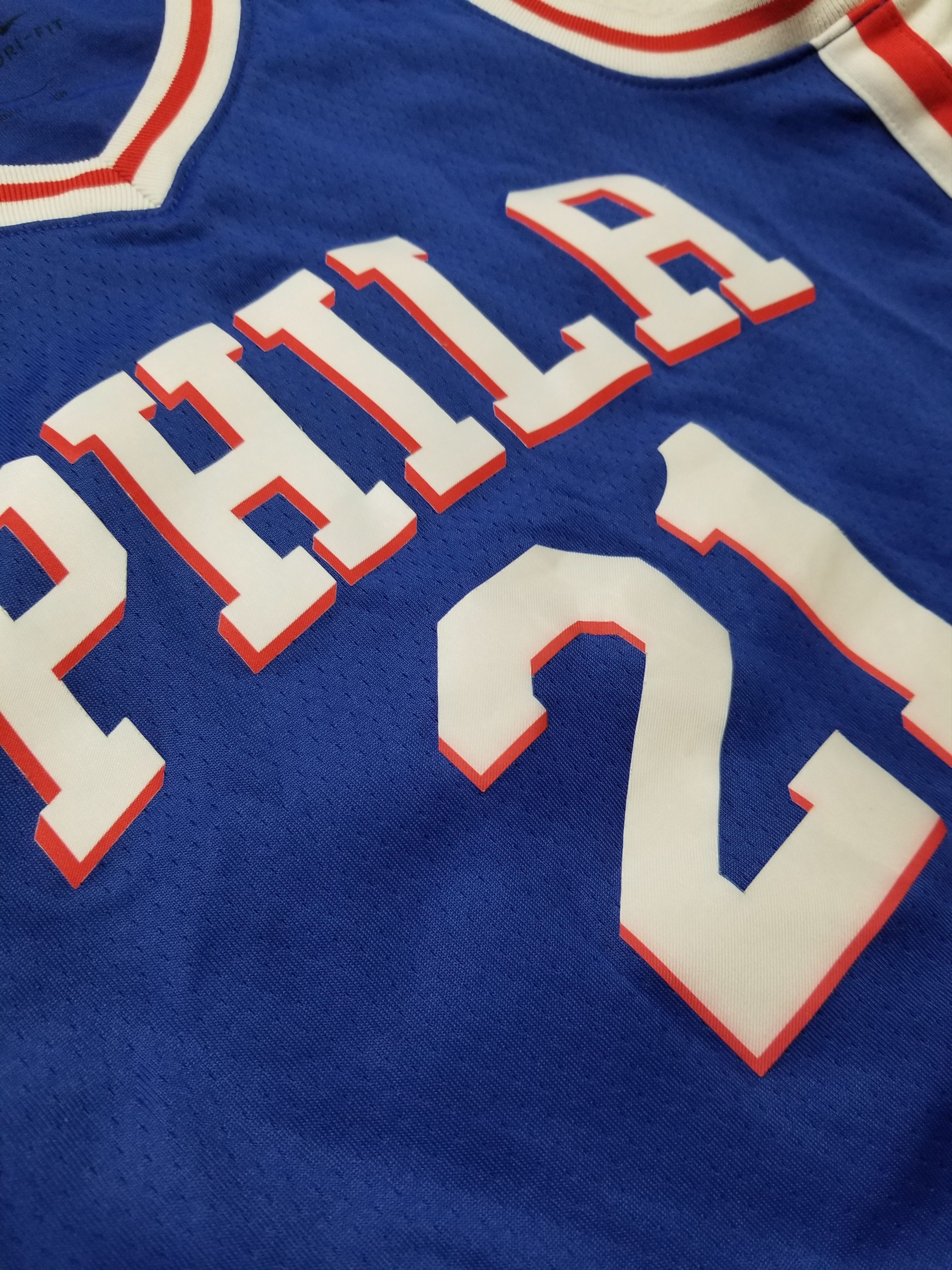 Nike Nike Philadelphia 76ers #21 Joel Embiid Basketball Jersey Size US S / EU 44-46 / 1 - 7 Thumbnail