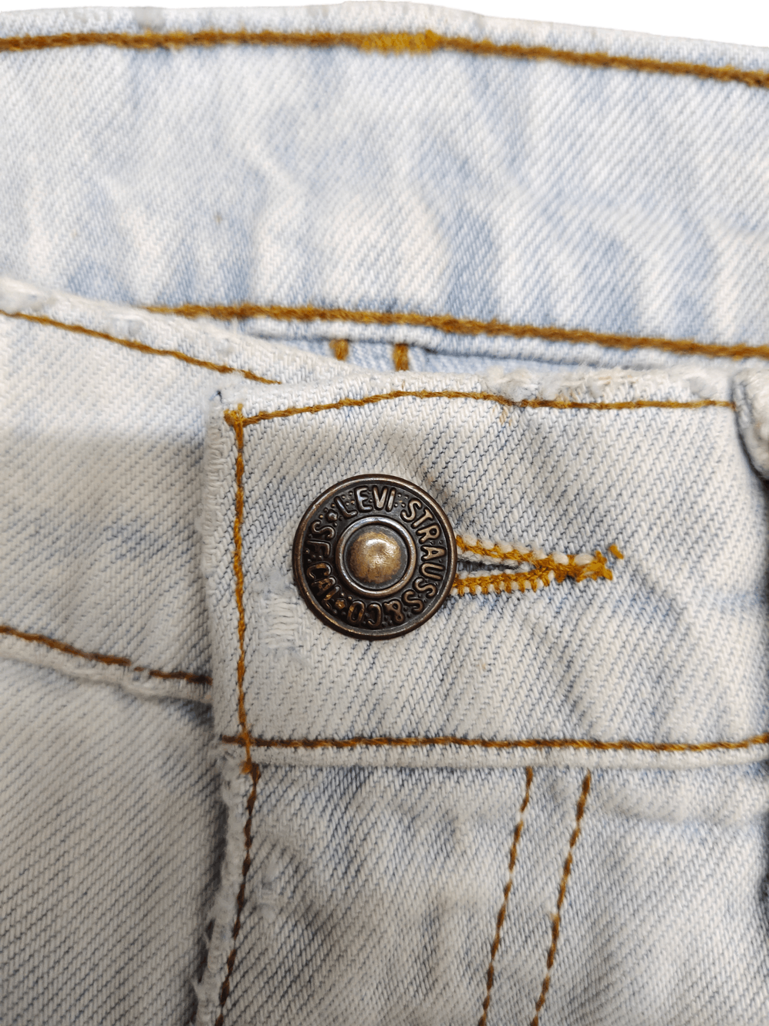 Levi's Vintage Levis 359 Light Wash Distress Faded Denim Jeans Size US 28 / EU 44 - 4 Thumbnail