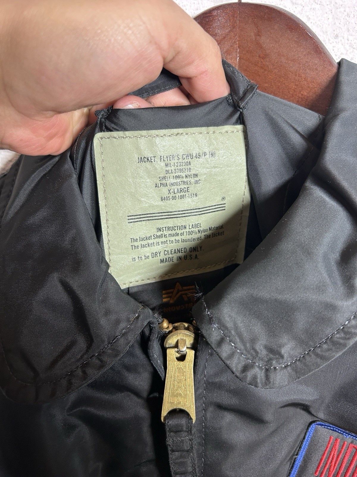 Alpha Industries VTG 1995 Independence Day 4 Movie Visual Effects Crew Jacket Size US XL / EU 56 / 4 - 7 Thumbnail