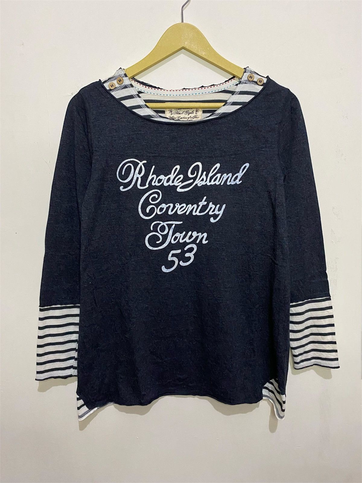 If Six Was Nine × Japanese Brand × Le Grande Bleu (L.G.B.) Loong Sleve Double Layer If Six Was Nine Style Size US L / EU 52-54 / 3 - 1 Thumbnail