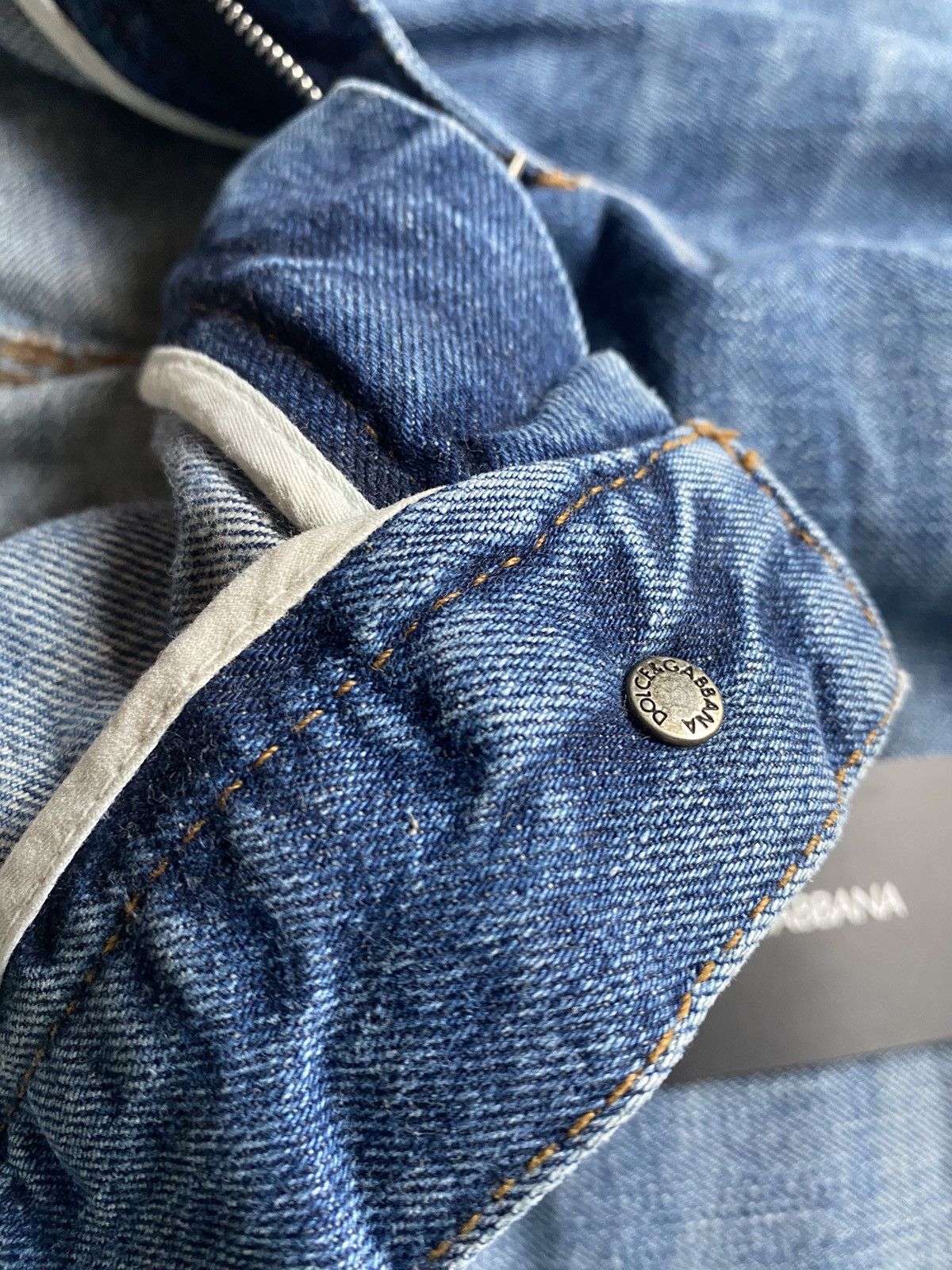 Dolce & Gabbana Dolce & Gabbana blue 6 pkt logo denim G3FBTP 56 NWT Size US 40 / EU 56 - 12 Thumbnail