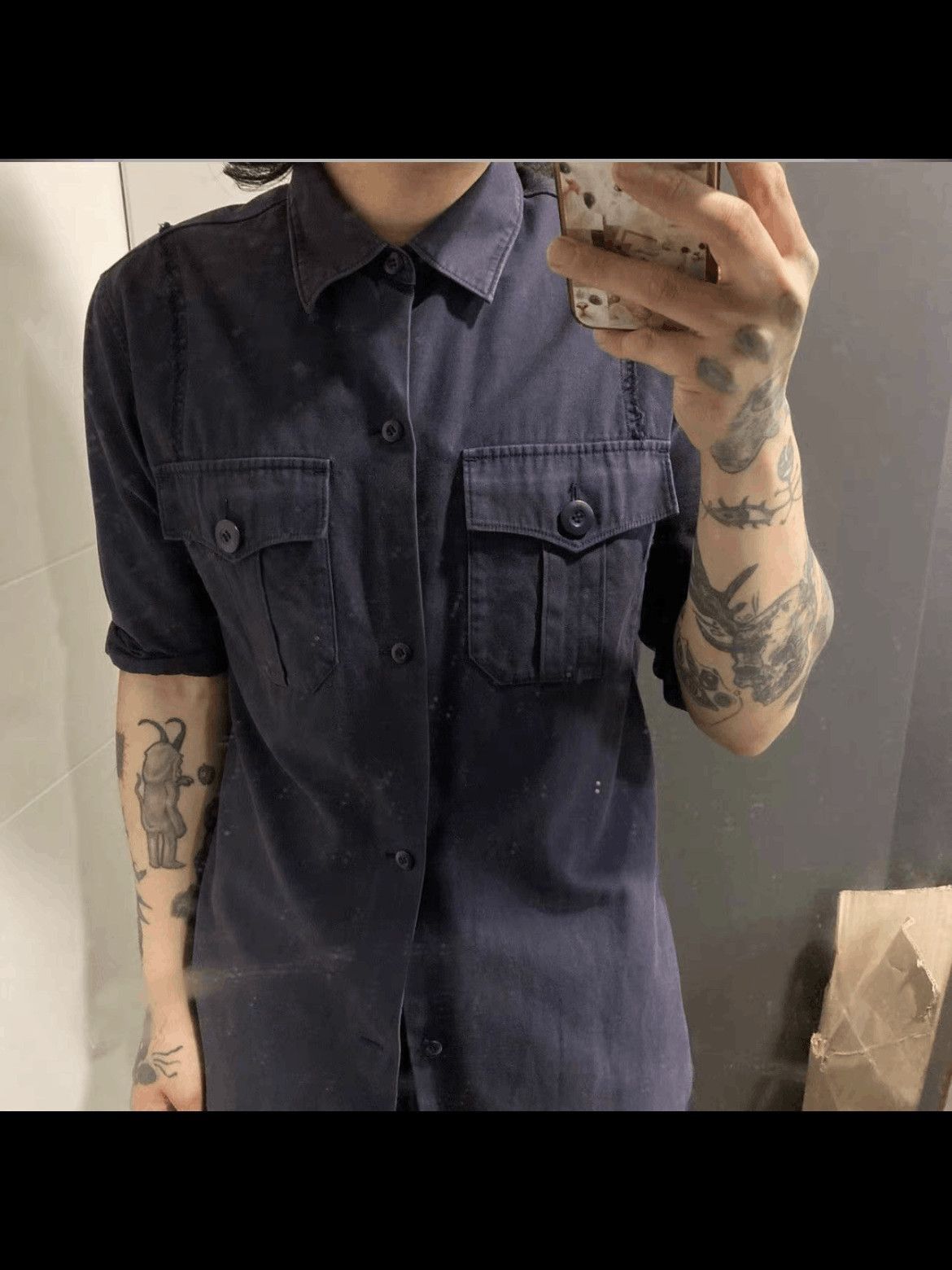 Undercover Sz 1 Undercover Giz Distressed Shirt-2508 Size US S / EU 44-46 / 1 - 8 Thumbnail