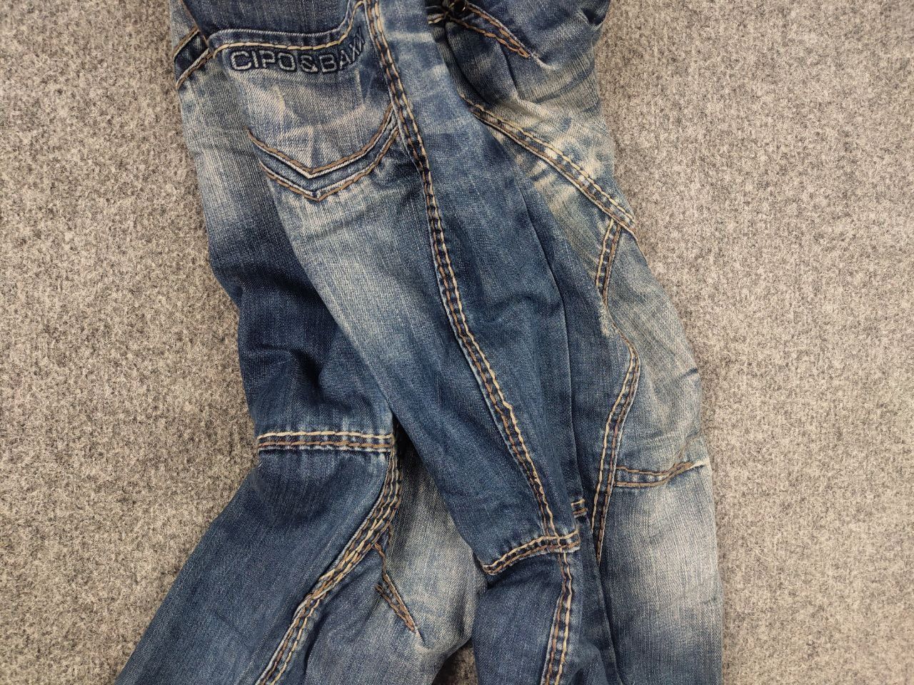 Japanese Brand Vintage Cipo Baxx Japan Y2k Style if six was nine Zip Jeans Size US 32 / EU 48 - 4 Thumbnail