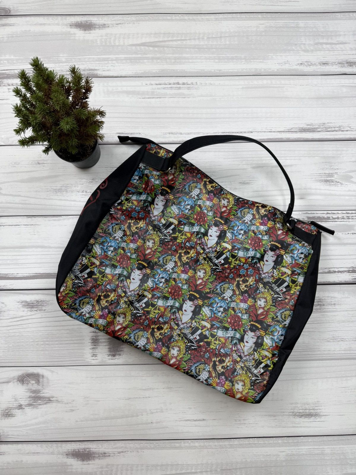 Ed Hardy Ed hardy geisha tote bag Size ONE SIZE - 1 Thumbnail