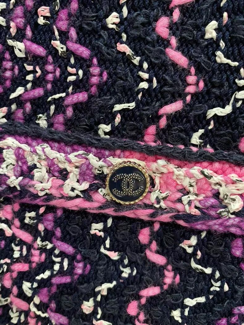 Chanel Chanel Color braided cardigan with tassels coat Size XXS / US 00 / IT 34 - 4 Thumbnail