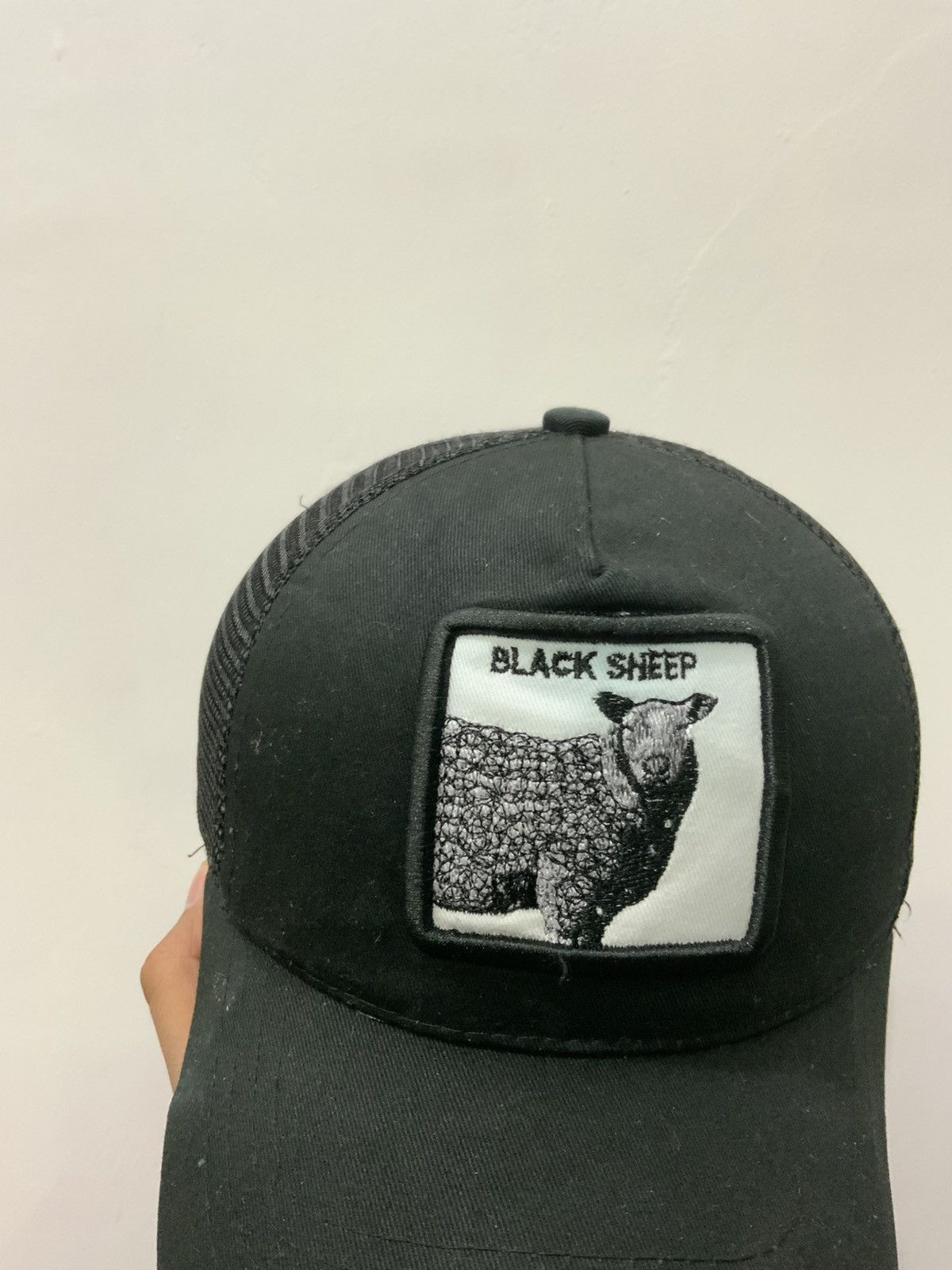 Japanese Brand Black Sheep Patches Trucker Hat Size ONE SIZE - 7 Thumbnail