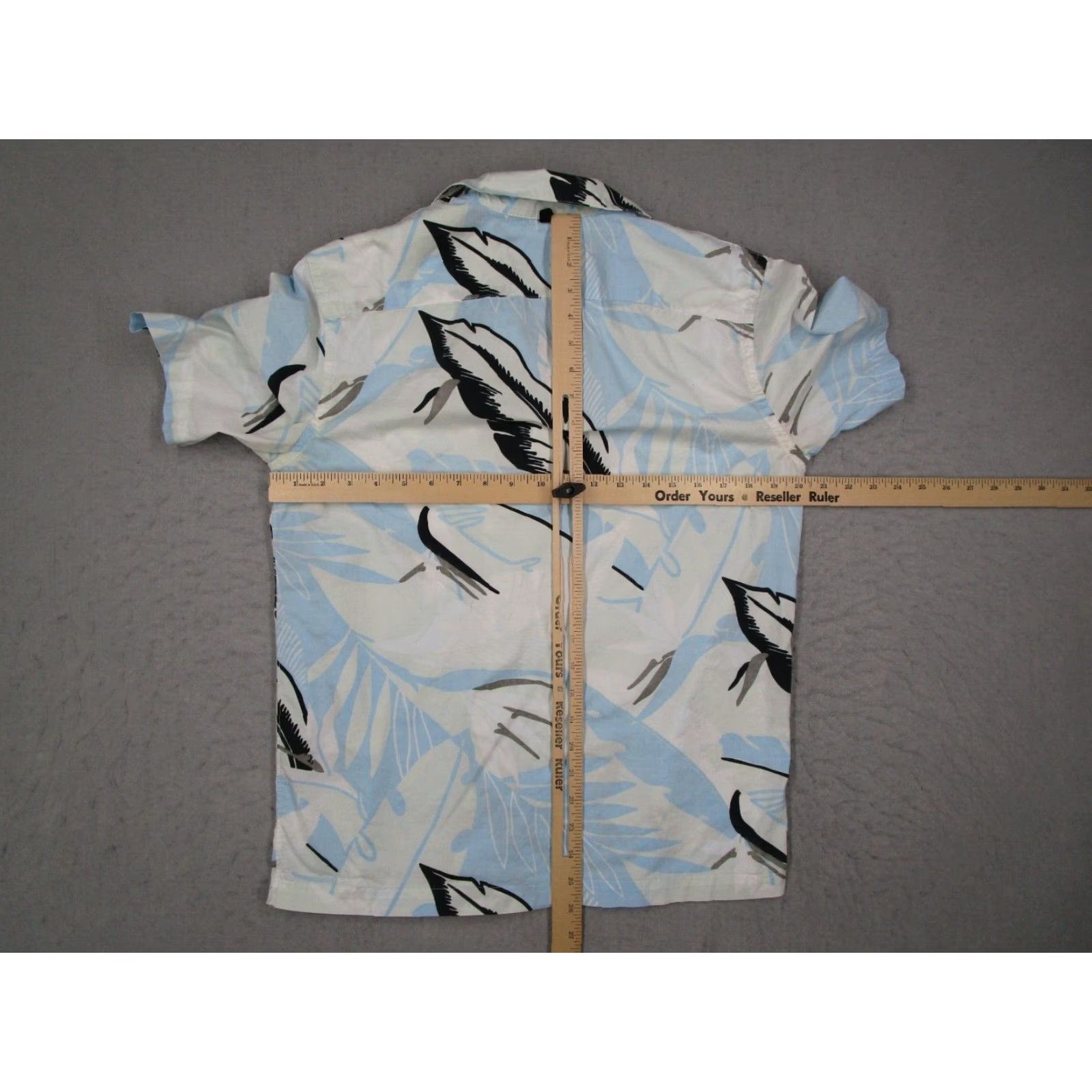 Rag & Bone VINTAGE Rag & Bone Shirt Mens Small Blue Floral Button Up Hawaiian Tiki Made in USA Size US S / EU 44-46 / 1 - 5 Thumbnail
