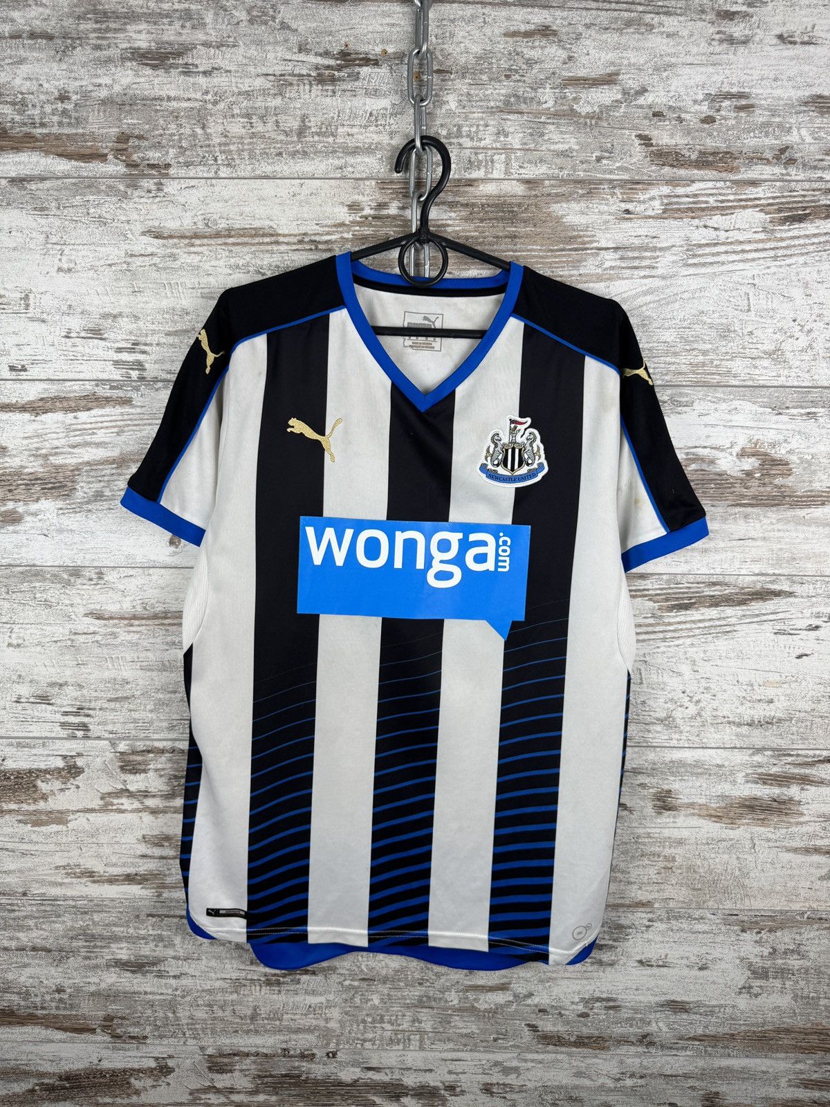 Puma × Vintage Mens Vintage Puma Newcastle United FC T-shirt soccer jersey Size US M / EU 48-50 / 2 - 2 Thumbnail