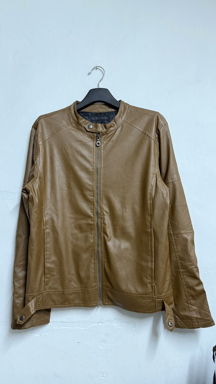 In The Attic In The Attic Biker Jacket Mock Collar Large Size US L / EU 52-54 / 3 - 1 Thumbnail