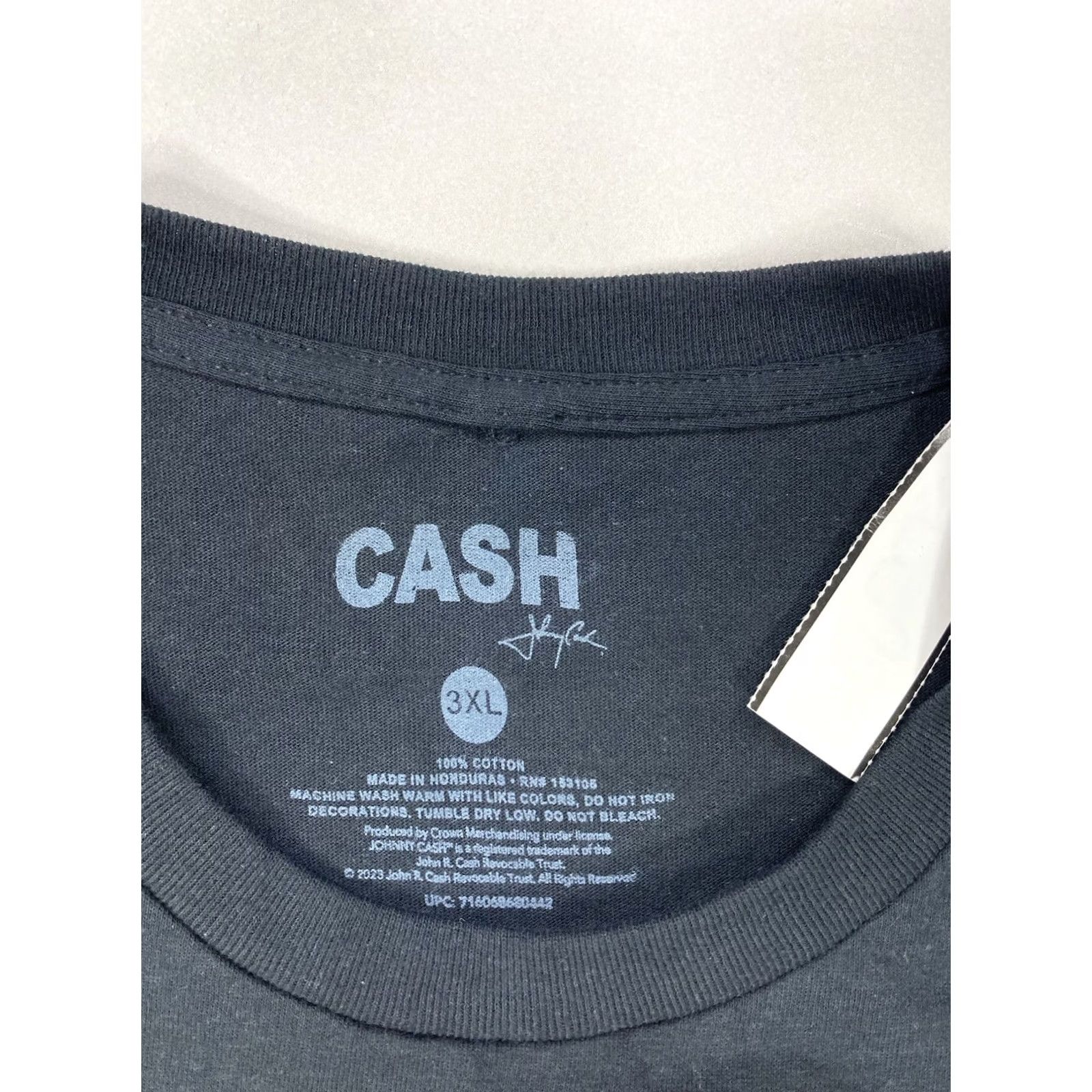 Vintage VINTAGE Johnny Cash The Man In Black Graphic T-shirt Men 3XL Black Short Sleeve Music Shirt Size US XXL / EU 58 / 5 - 4 Thumbnail