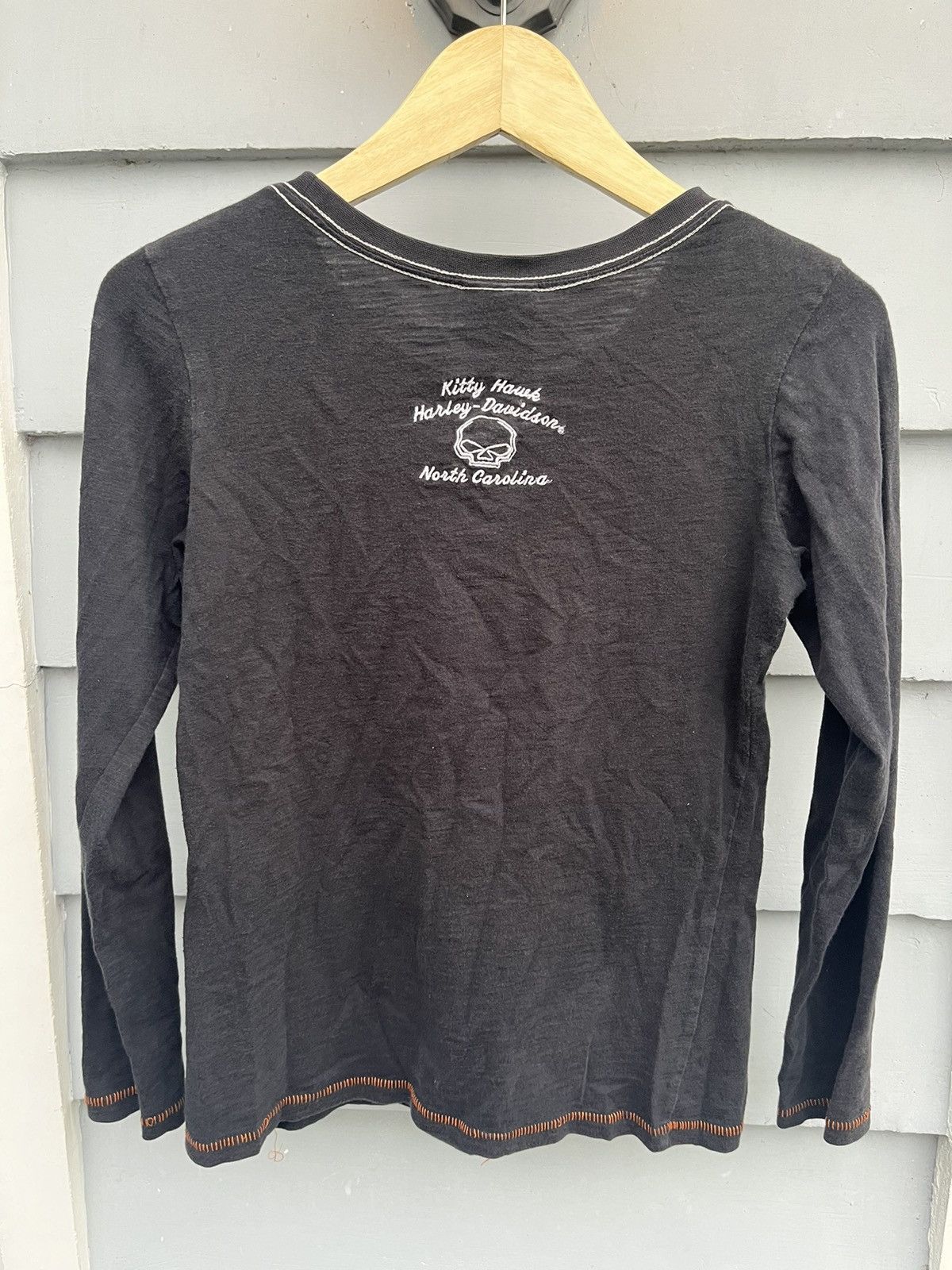 Harley Davidson Kitty Hawk Harley Davidson North Carolina Y2K Style Tees Size US S / EU 44-46 / 1 - 9 Thumbnail