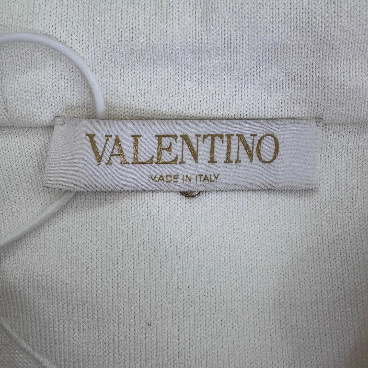 Valentino Valentino Butterfly Embroidered White Denim Hooded M Size US M / EU 48-50 / 2 - 3 Thumbnail