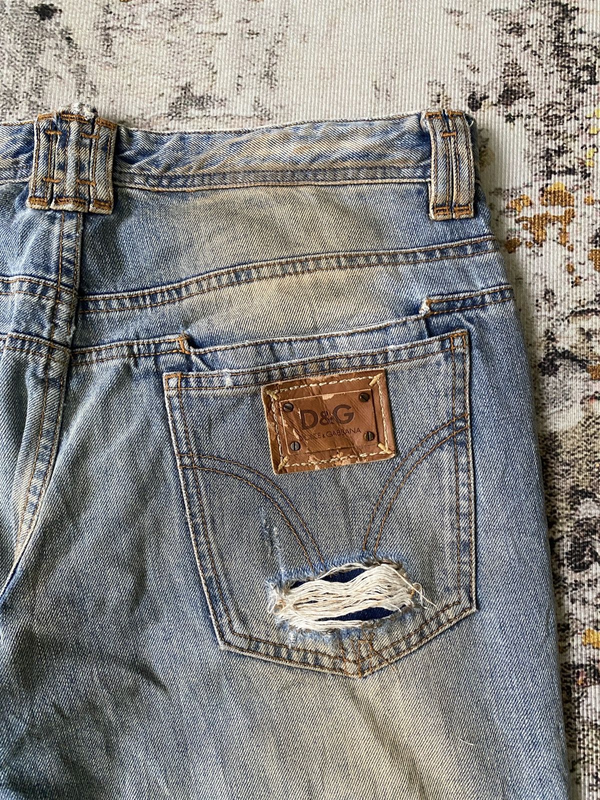 Dolce & Gabbana Dolce & Gabbana Distressed Rusty Denim Size US 34 / EU 50 - 17 Thumbnail