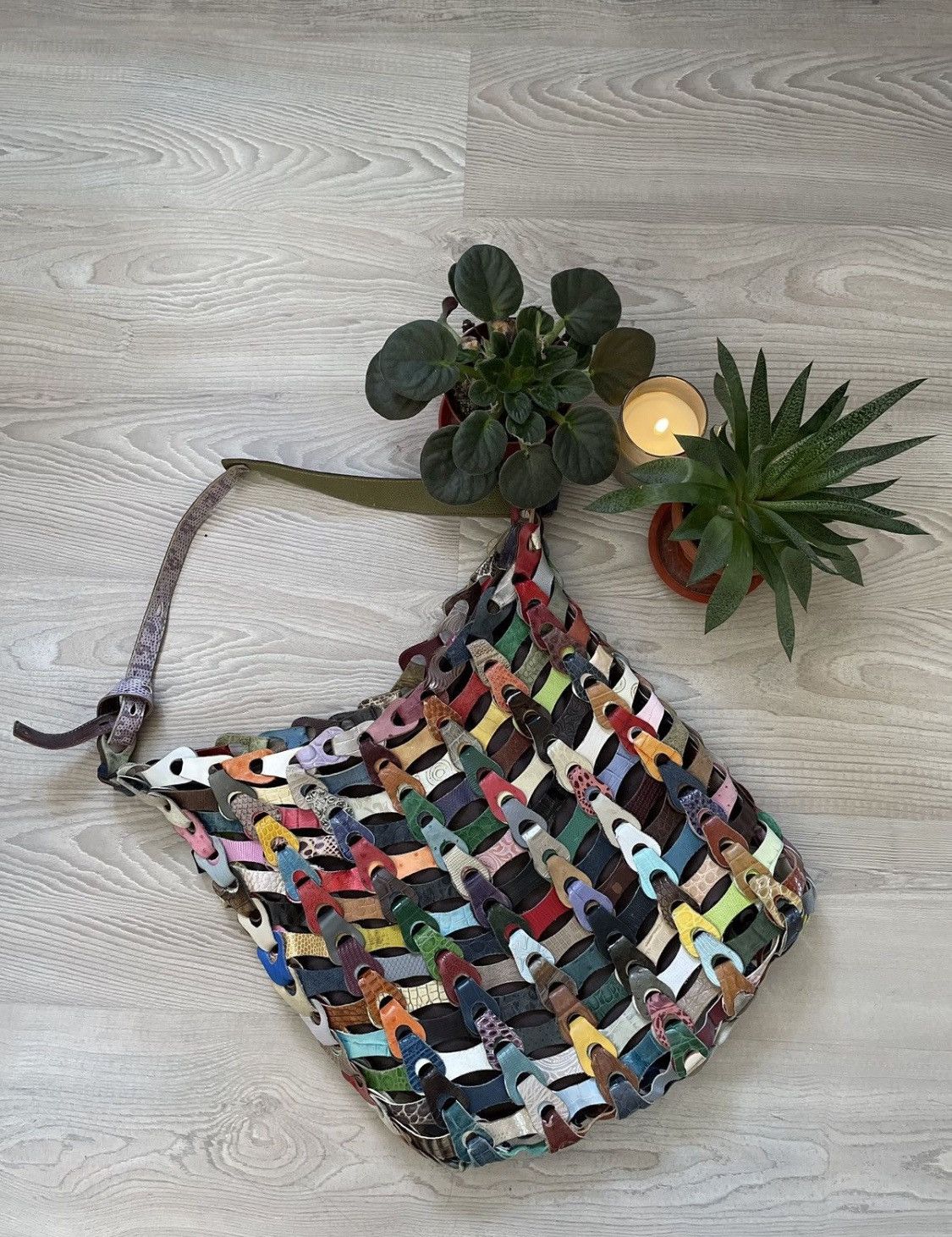 Vintage Vintage AvantGarde Japanese Style Handle Bag Size ONE SIZE - 3 Thumbnail