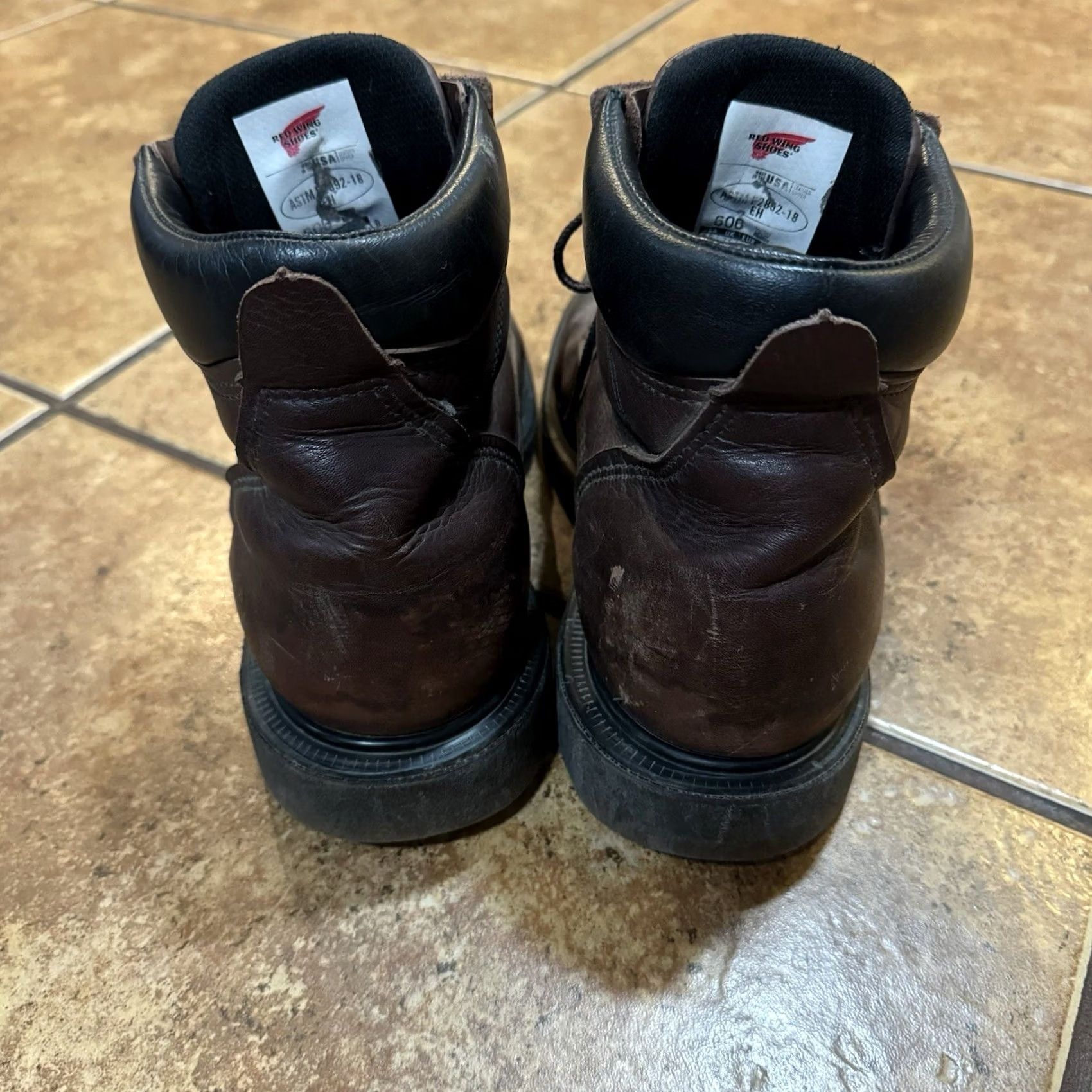 Red Wing Red Wing Boots Leather 606 Supersole 2.0 Soft Toe Waterproof Work Boots Size 8.5 Mens Brown Leather Size US 9 / EU 42 - 3 Thumbnail