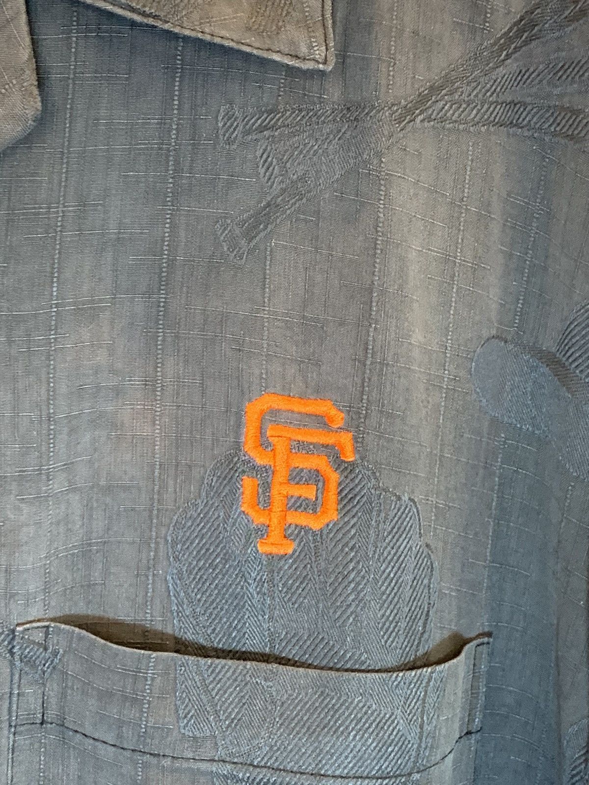 Reyn Spooner *RARE* Vintage Reyn Spooner San Francisco Giants Silk Shirt Size US L / EU 52-54 / 3 - 5 Thumbnail