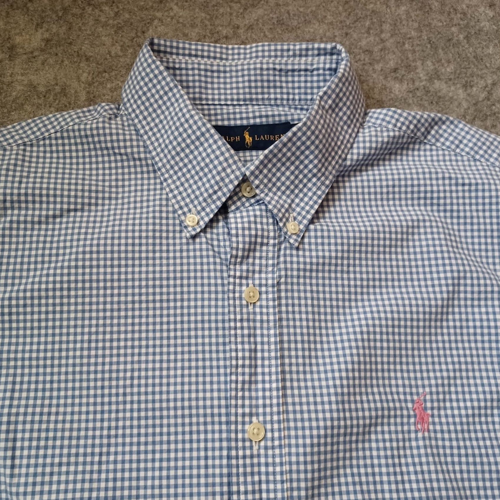 Ralph Lauren Ralph Lauren Shirt Mens XL Blue Check Button-Down Long Sleeve Casual Size US XL / EU 56 / 4 - 6 Thumbnail