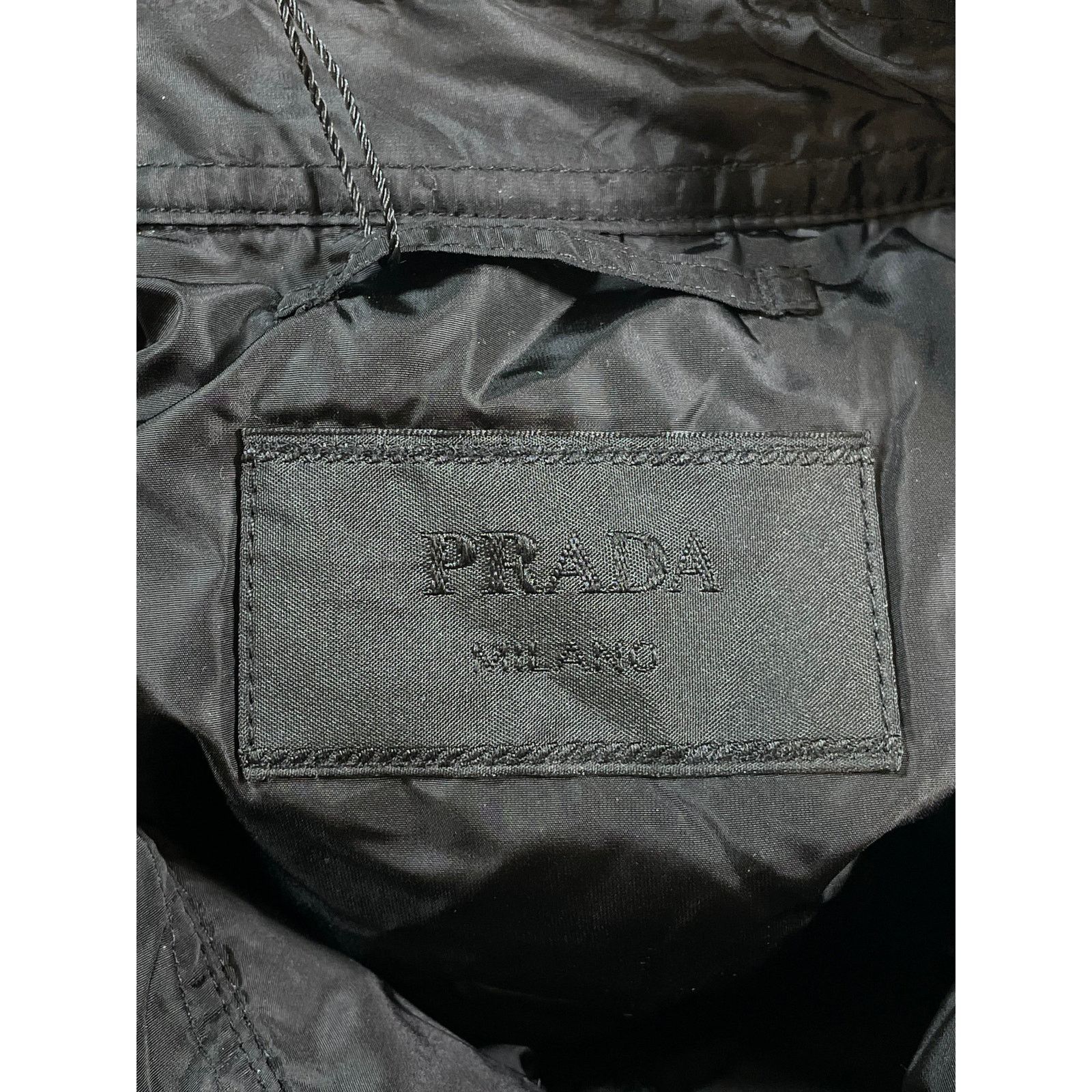 Prada Prada Light Re Nylon Padded Black Button Up Shirt Size US L / EU 52-54 / 3 - 9 Thumbnail
