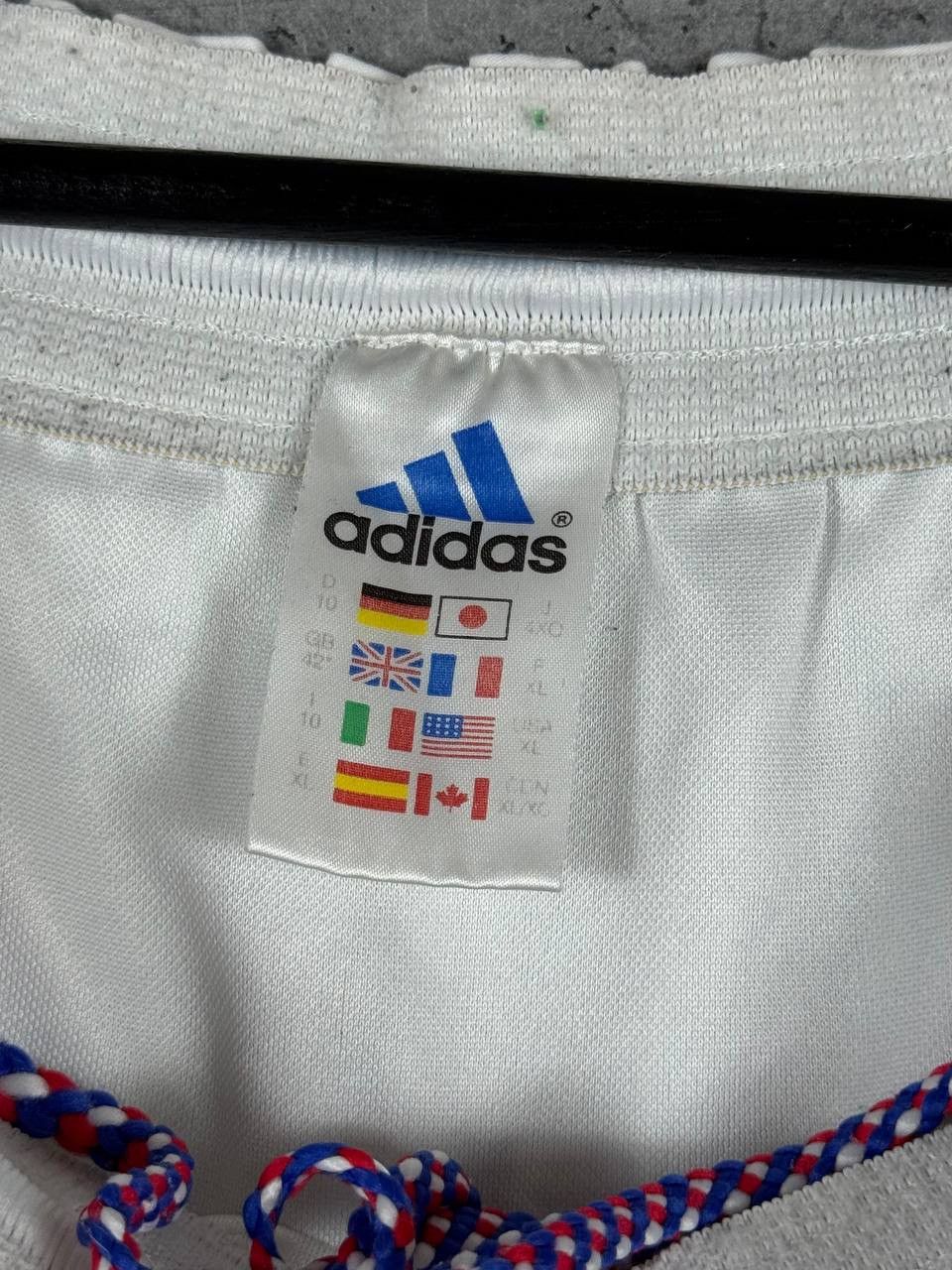 Adidas FRANCE 2002/200 VINTAGE HOME FOOTBALL SOCCER SHORTS ADIDAS Size US 36 / EU 52 - 7 Thumbnail