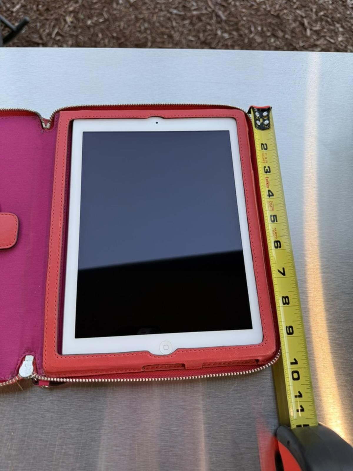 Coach Coach Leather iPad Case Taupe Pink Zip Cover Stand Holder Size ONE SIZE - 12 Thumbnail
