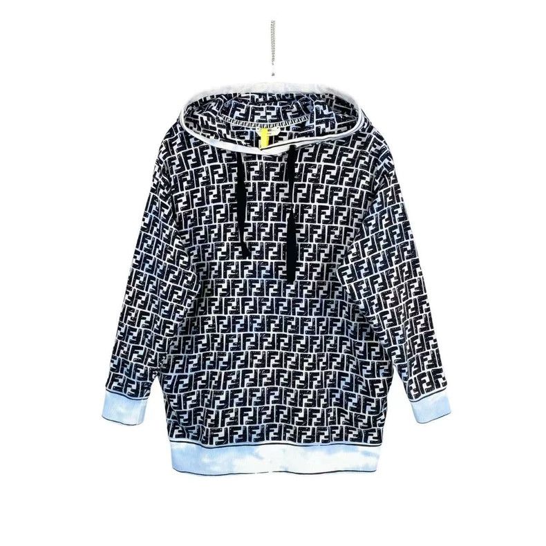 Fendi Fendi Old flower full-printed drawstring hoodie Size US XS / EU 42 / 0 - 1 Thumbnail