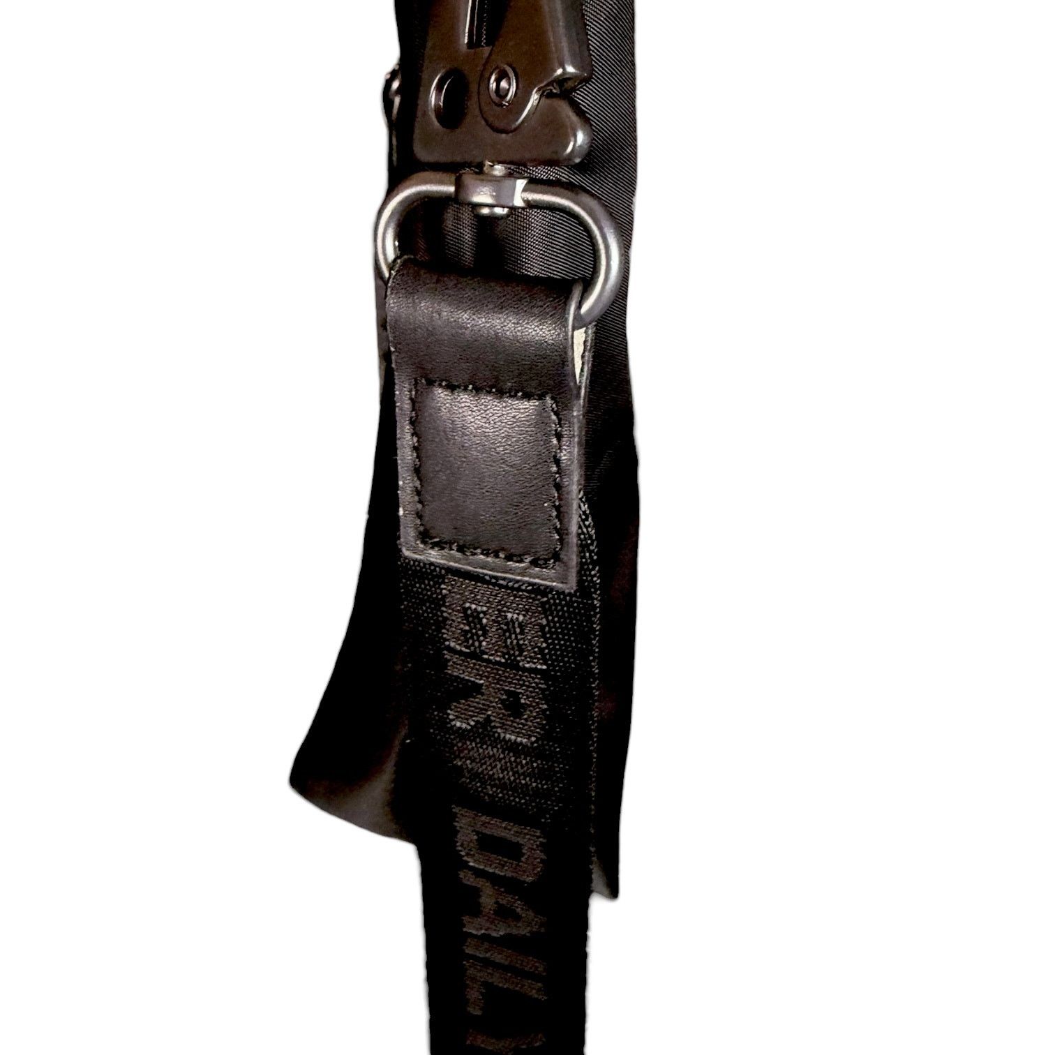 Daily Paper Daily Paper Black Nylon Top Handle Satchel Purse with Strap Size ONE SIZE - 9 Thumbnail